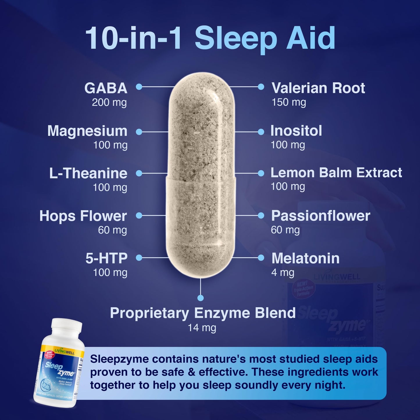 HEAL-N-SOOTHE Sleepzyme & Joint Mobility Capsules 150
