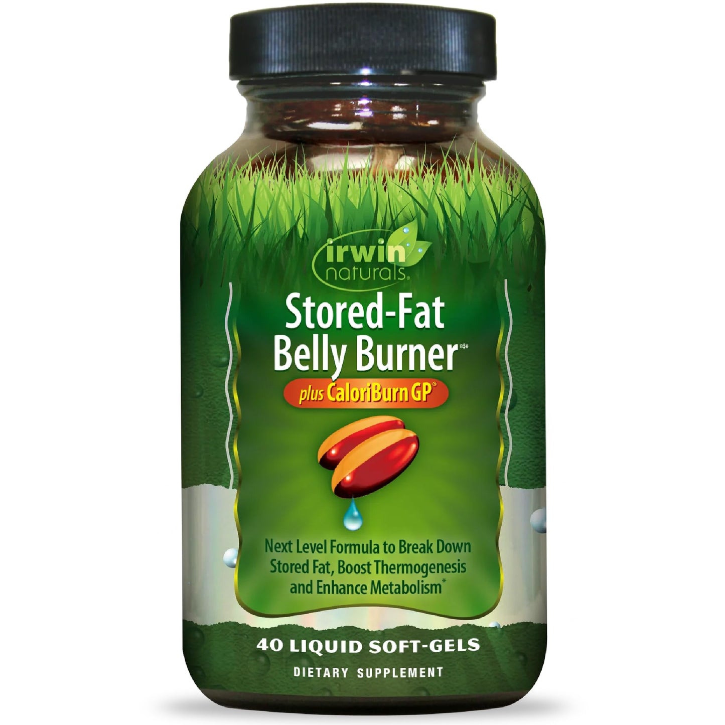Irwin Naturals Stored-Fat Belly Burner Plus CaloriBurn GP Softgels 40 Count