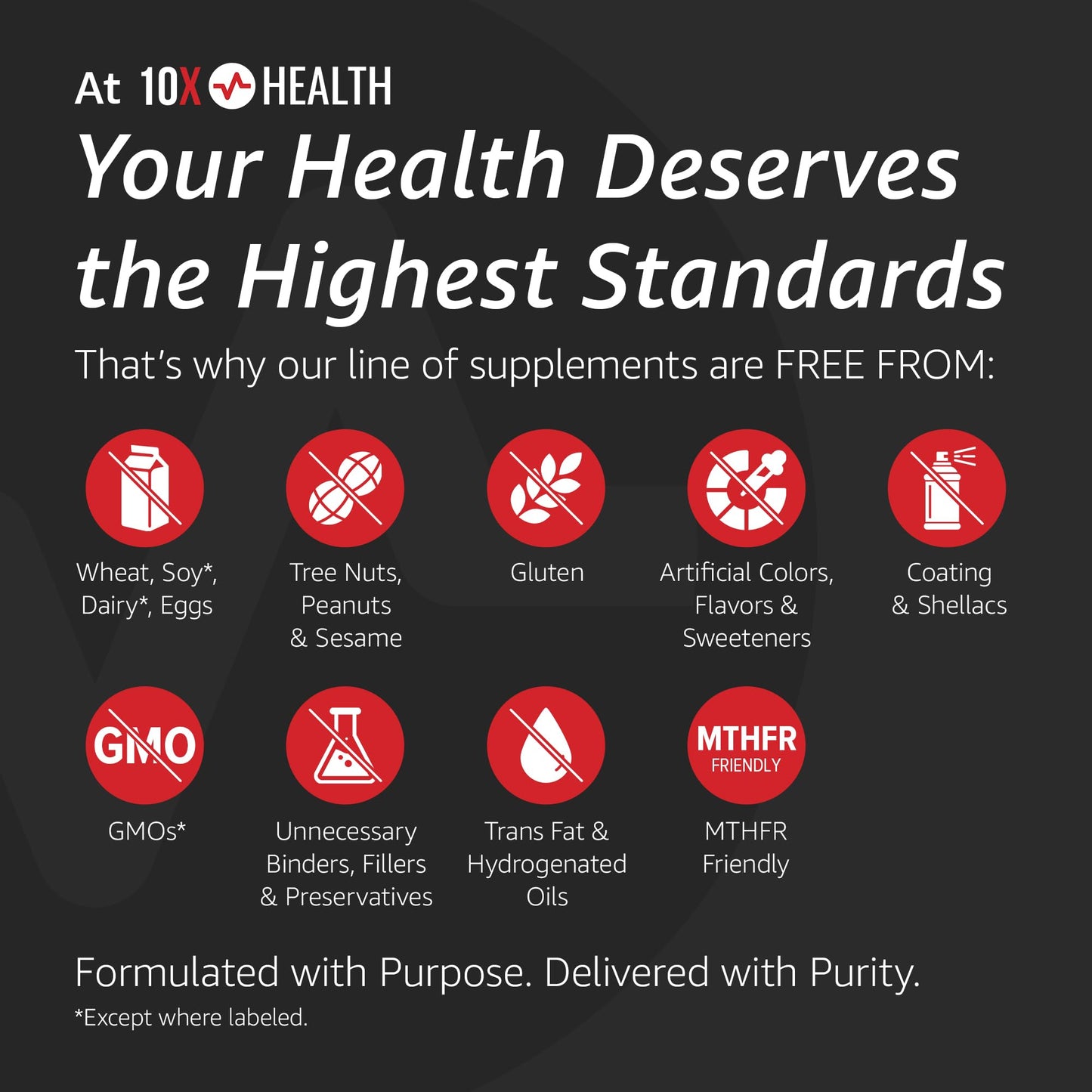 10X Health System 10X Health Focus Supplement 60 Capsules