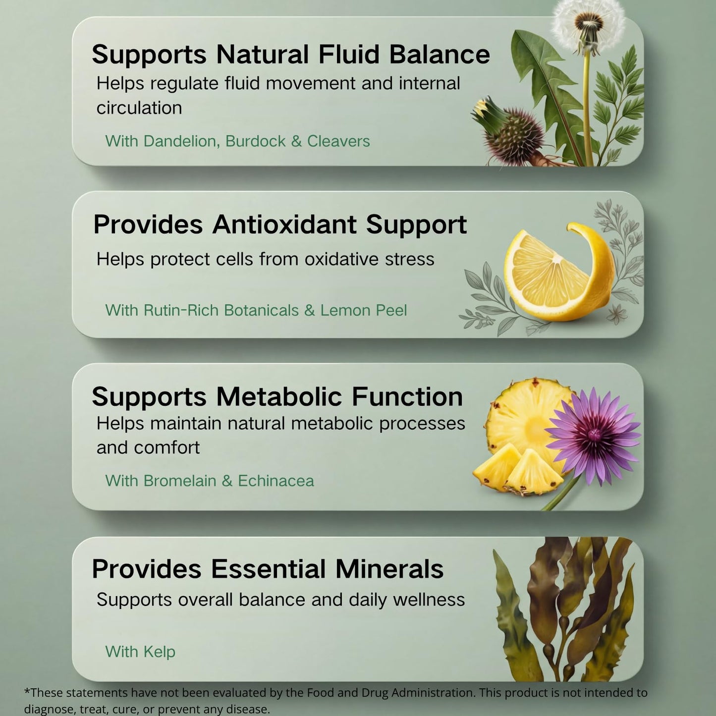 BioFianne Lymphatic Drainage Supplement, 60 Capsules