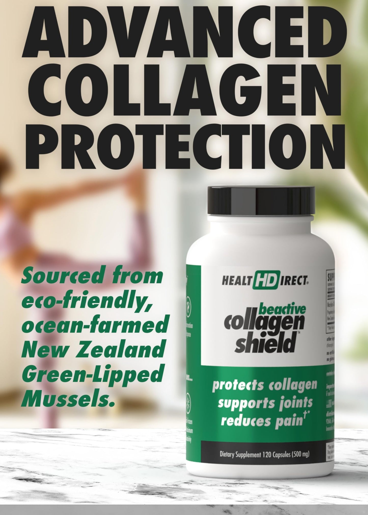 Health Direct BeActive Collagen Shield Capsules, 60 Count