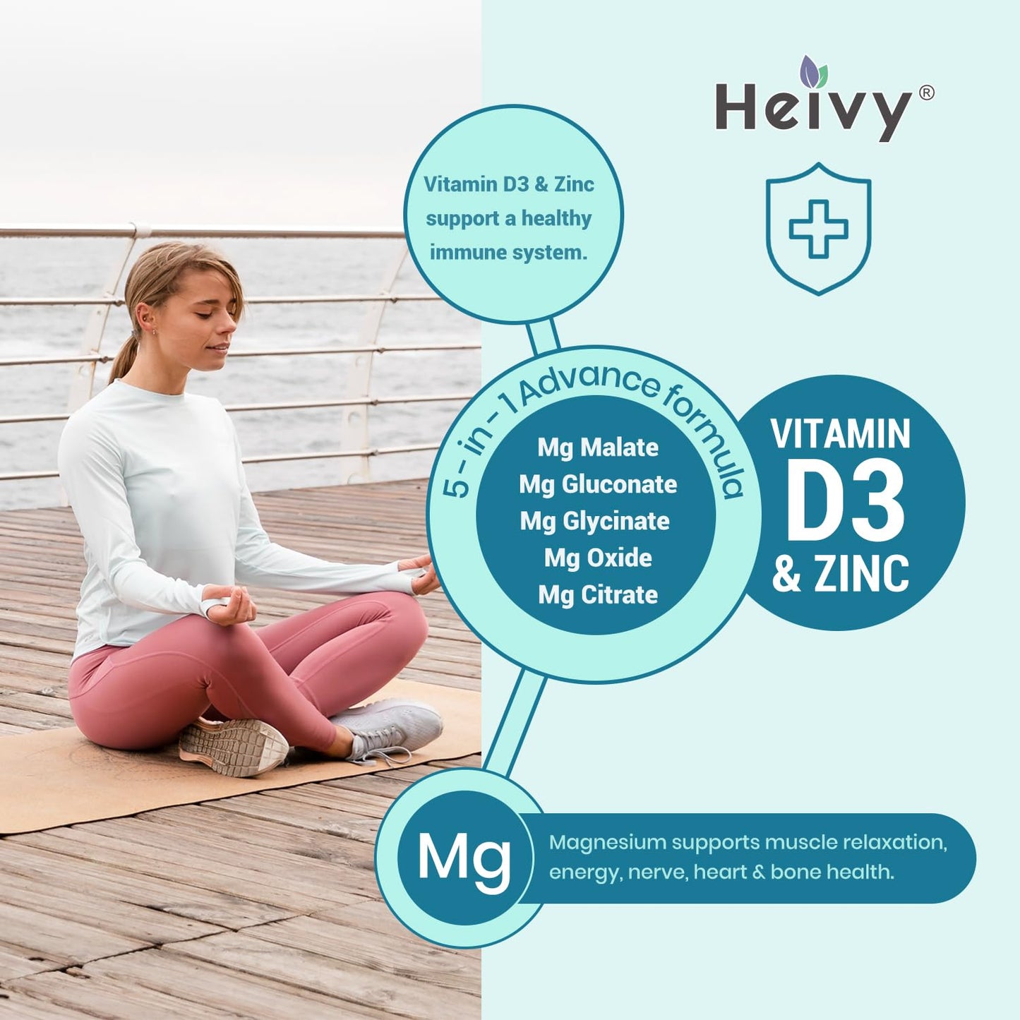 Heivy Magnesium Complex Tablet 270 Count