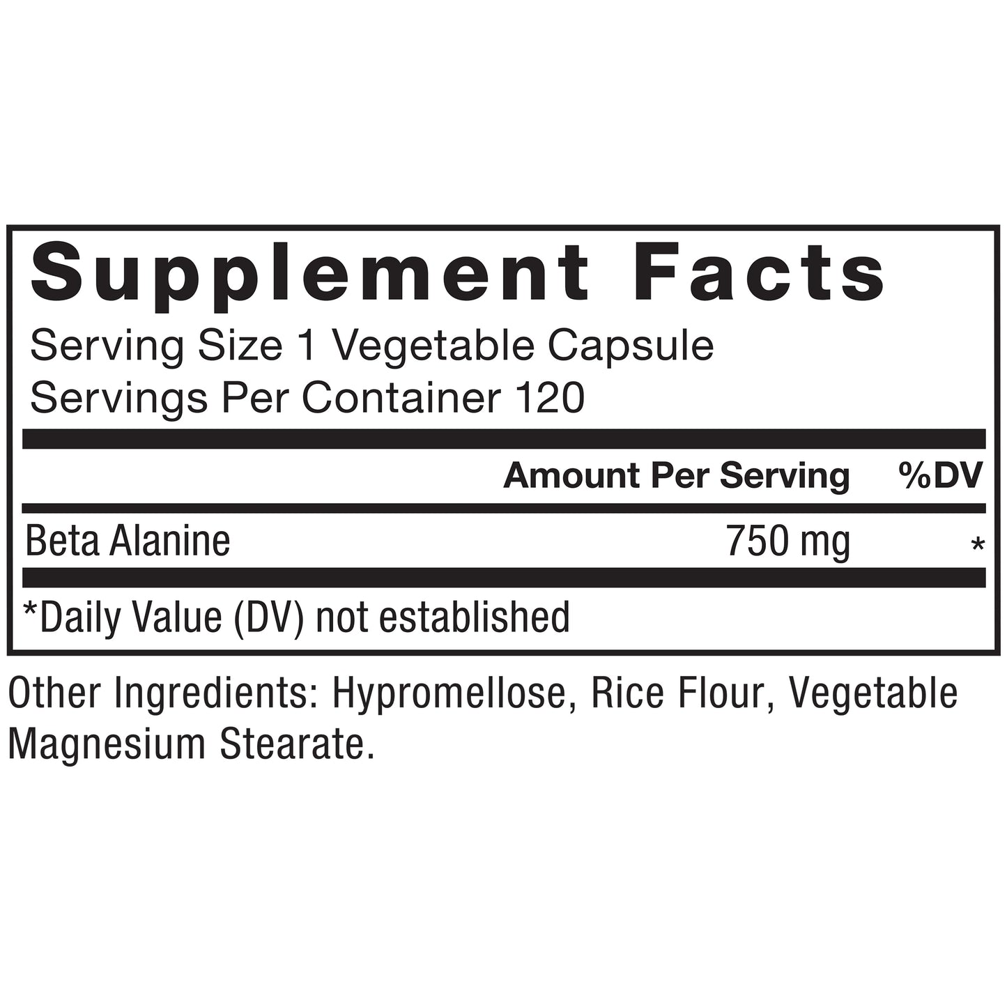 Force Factor Beta Alanine Capsules, 120 Count