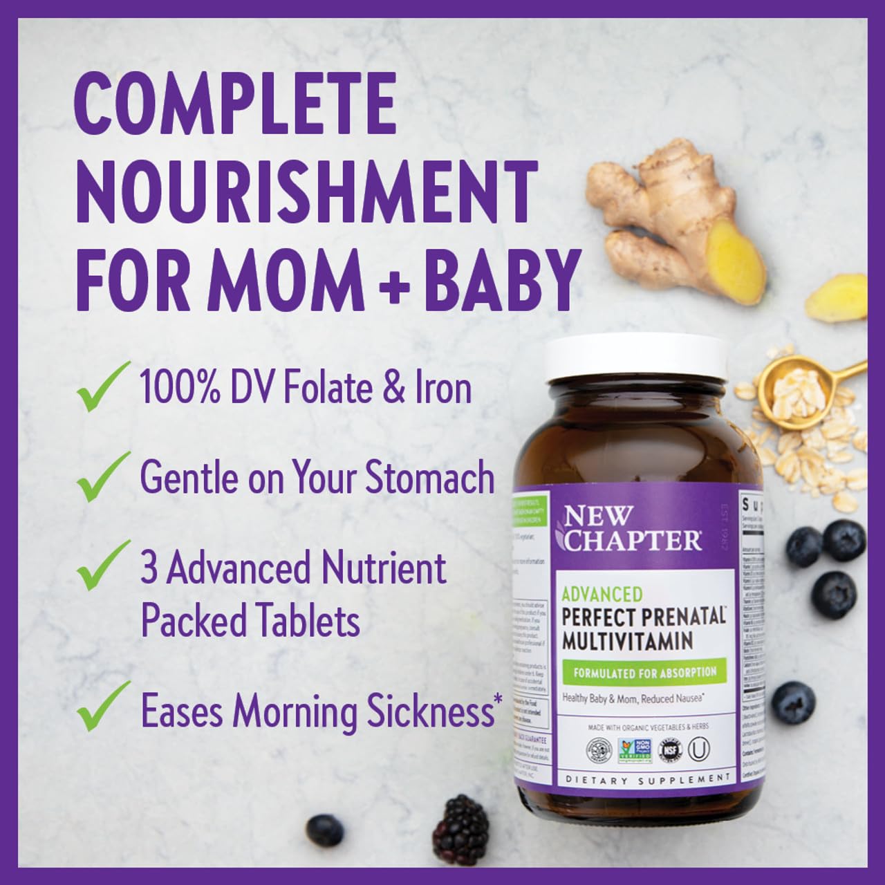 New Chapter Perfect Prenatal Tablet 1 Count