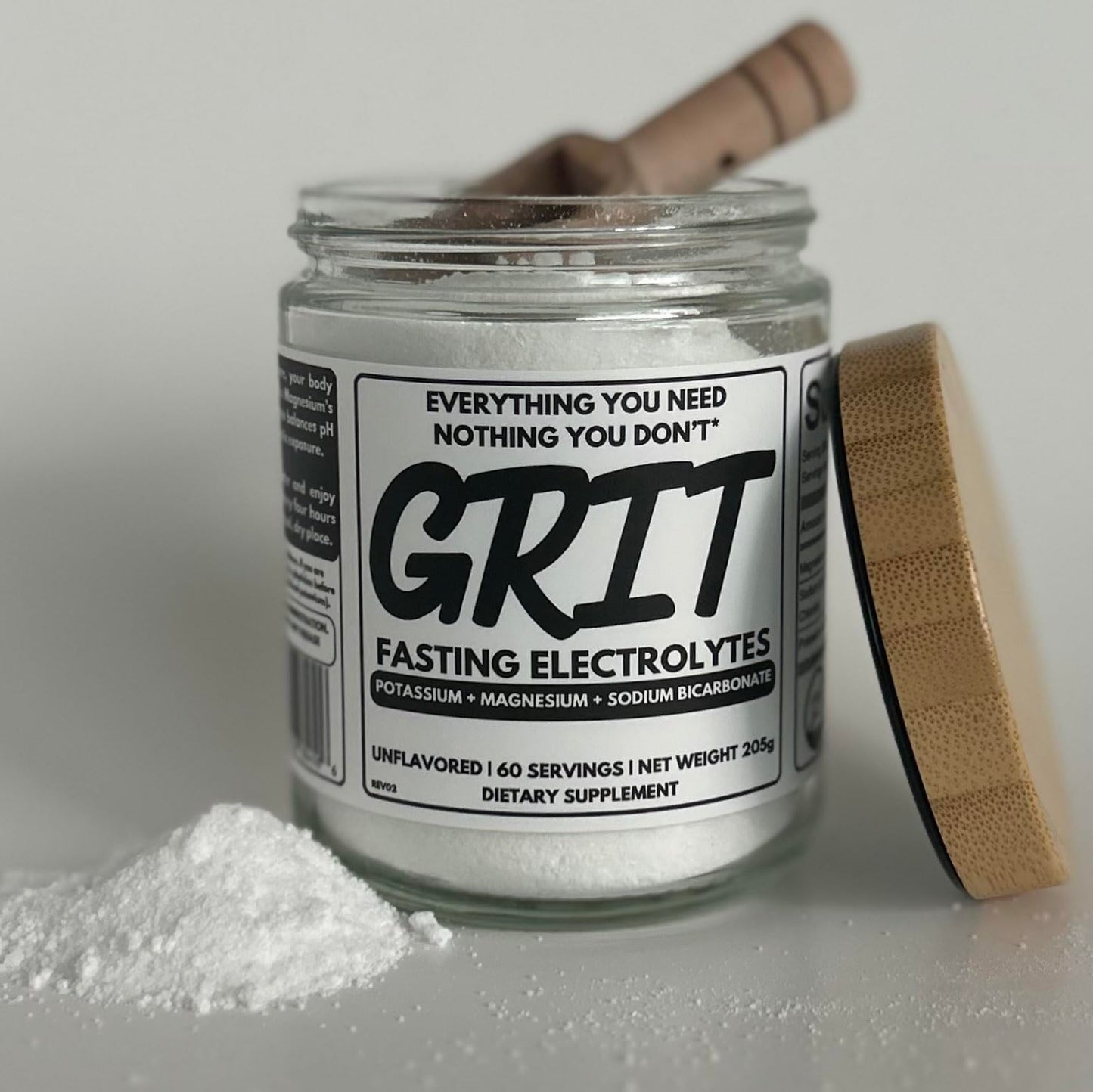 Good Buddy GRIT Fasting Electrolytes Unflavored Powder, 12.7 Ounce