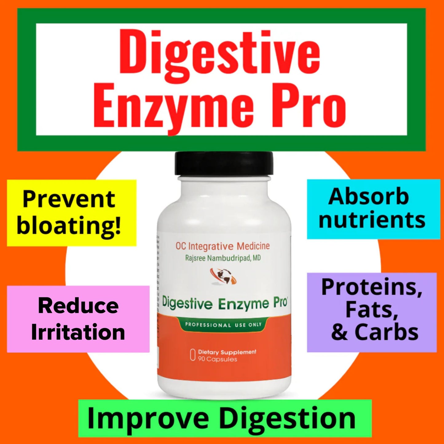 Rajsree Digestive Enzyme Pro Capsule 90 Count