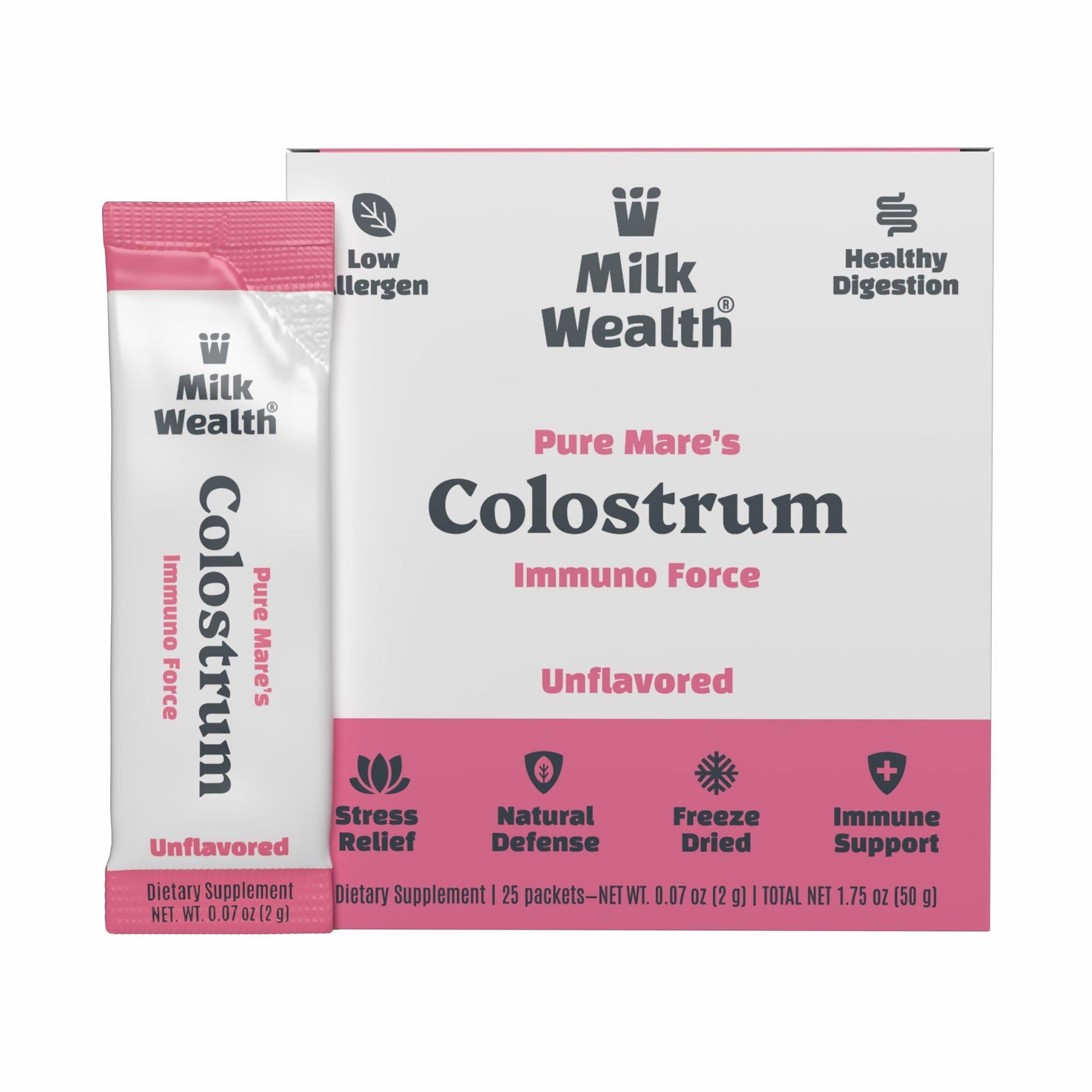 Milk Wealth Pure Mare Colostrum Powder 1.75 oz