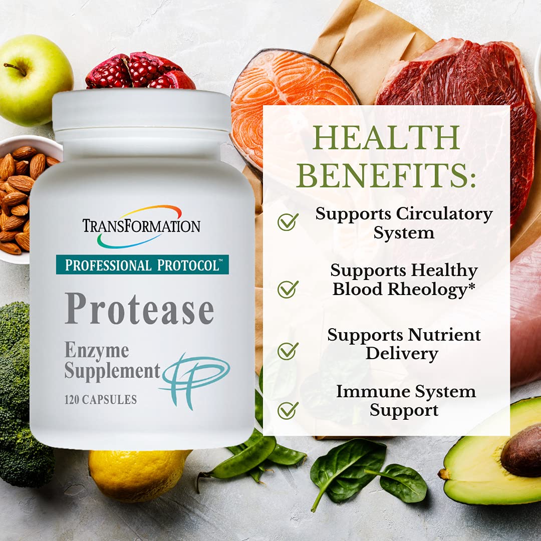 TRANSFORMATION Protease Digestive Enzymes Capsule, 120 Count