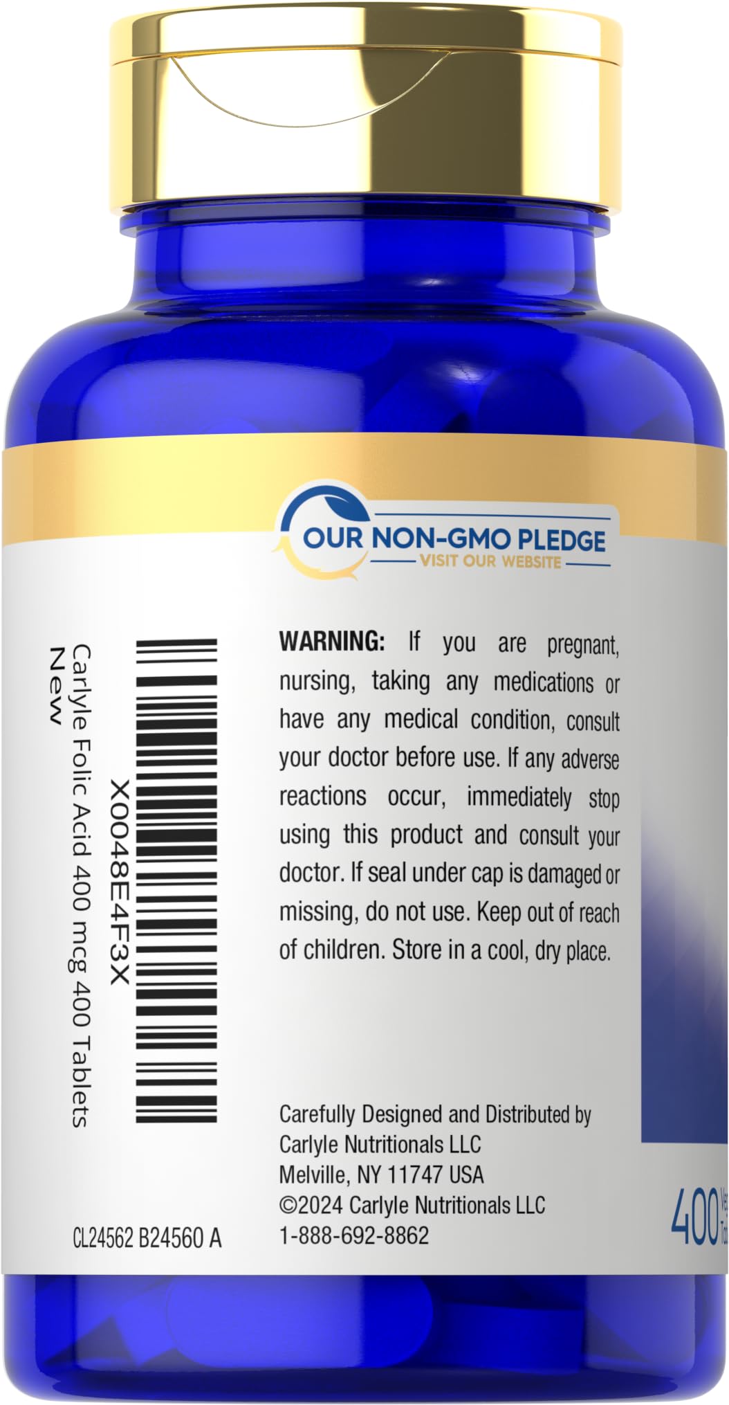 Carlyle Folic Acid Tablet 400 Tablets
