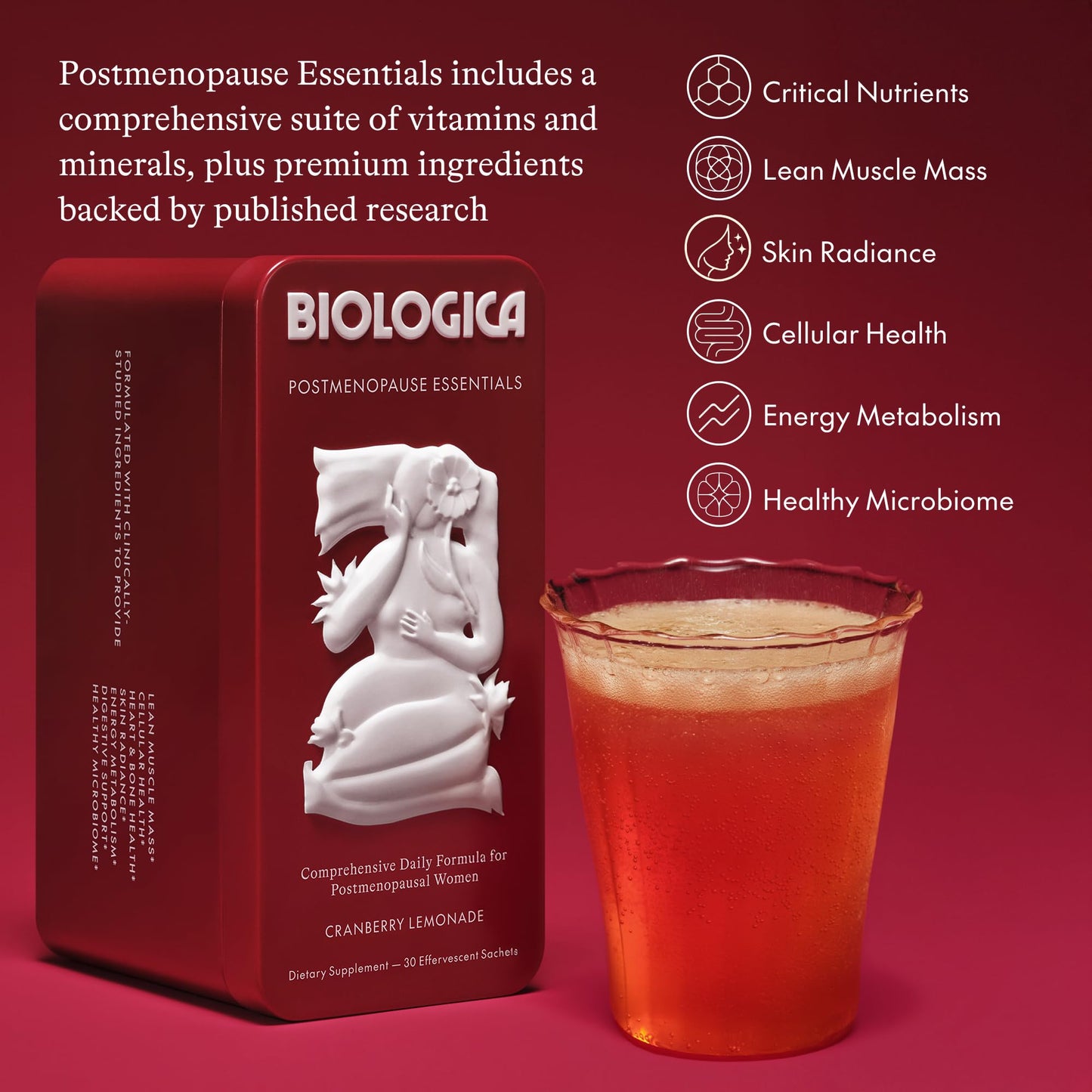 Biologica Postmenopause Multivitamin Powder 8 oz