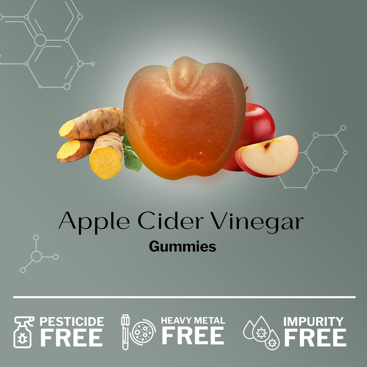 SugarMD Apple Cider Vinegar Gummies 60 Count