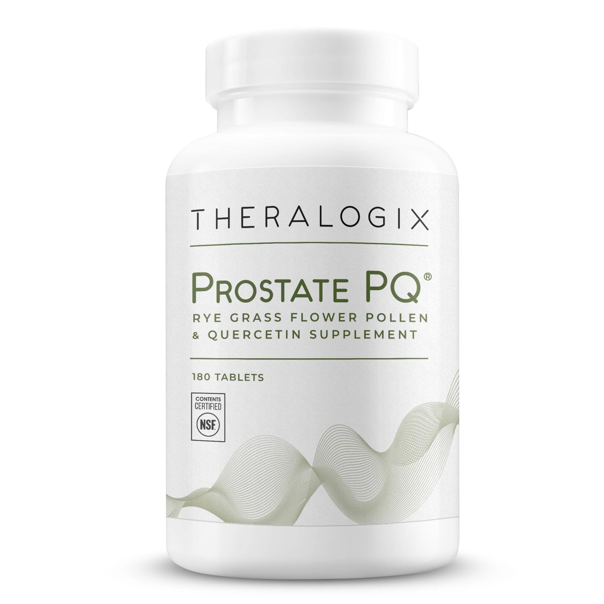 Theralogix Prostate PQ Rye Grass Pollen Extract & Quercetin, 180 Tablets