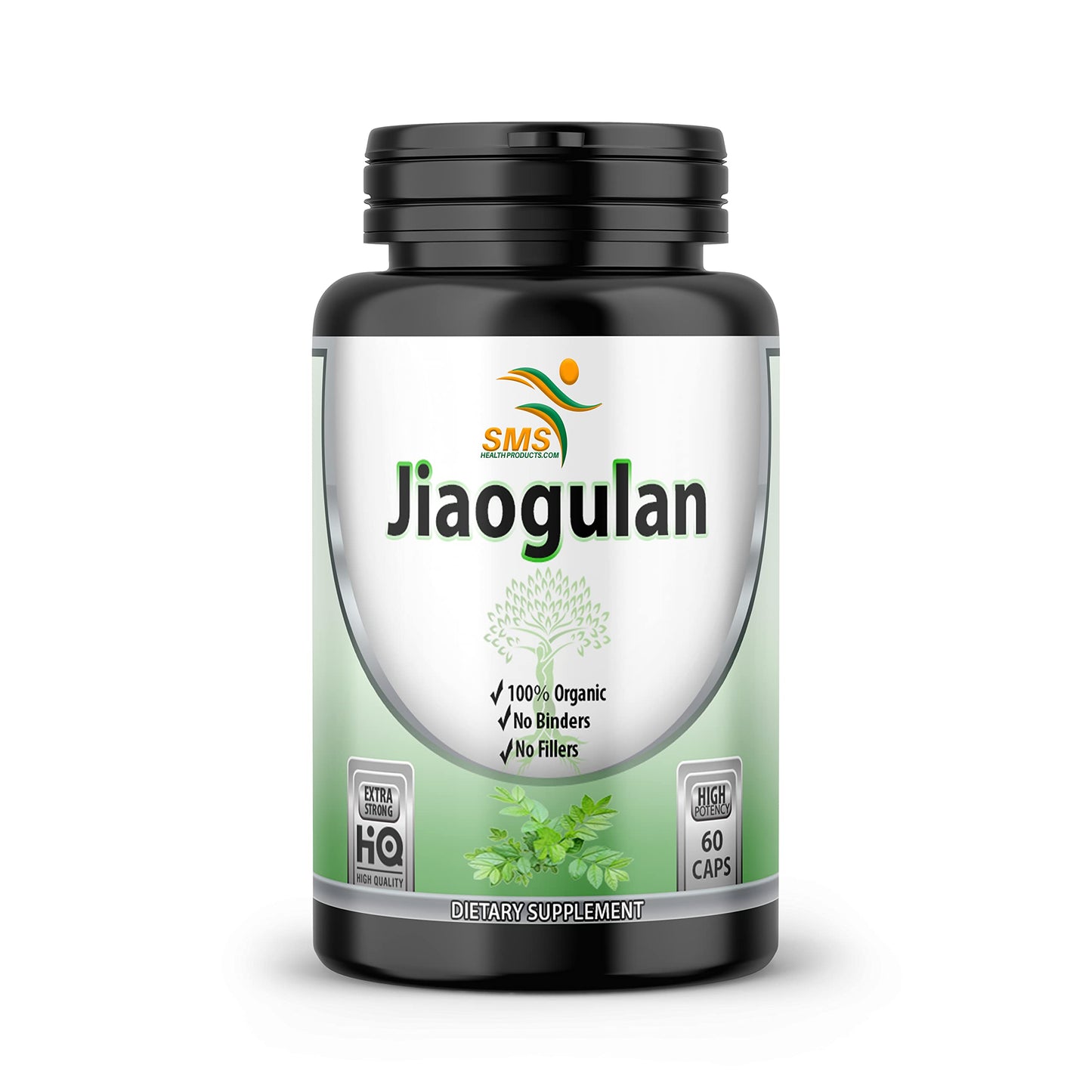 SMSHEALTHPRODUCTS.com Jiaogulan 10:1 Extract Veggie Capsules, 60 Count