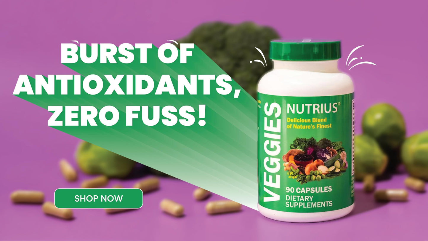 Nutrius Veggies Delicious Blend of Nature's Finest 90 Capsules