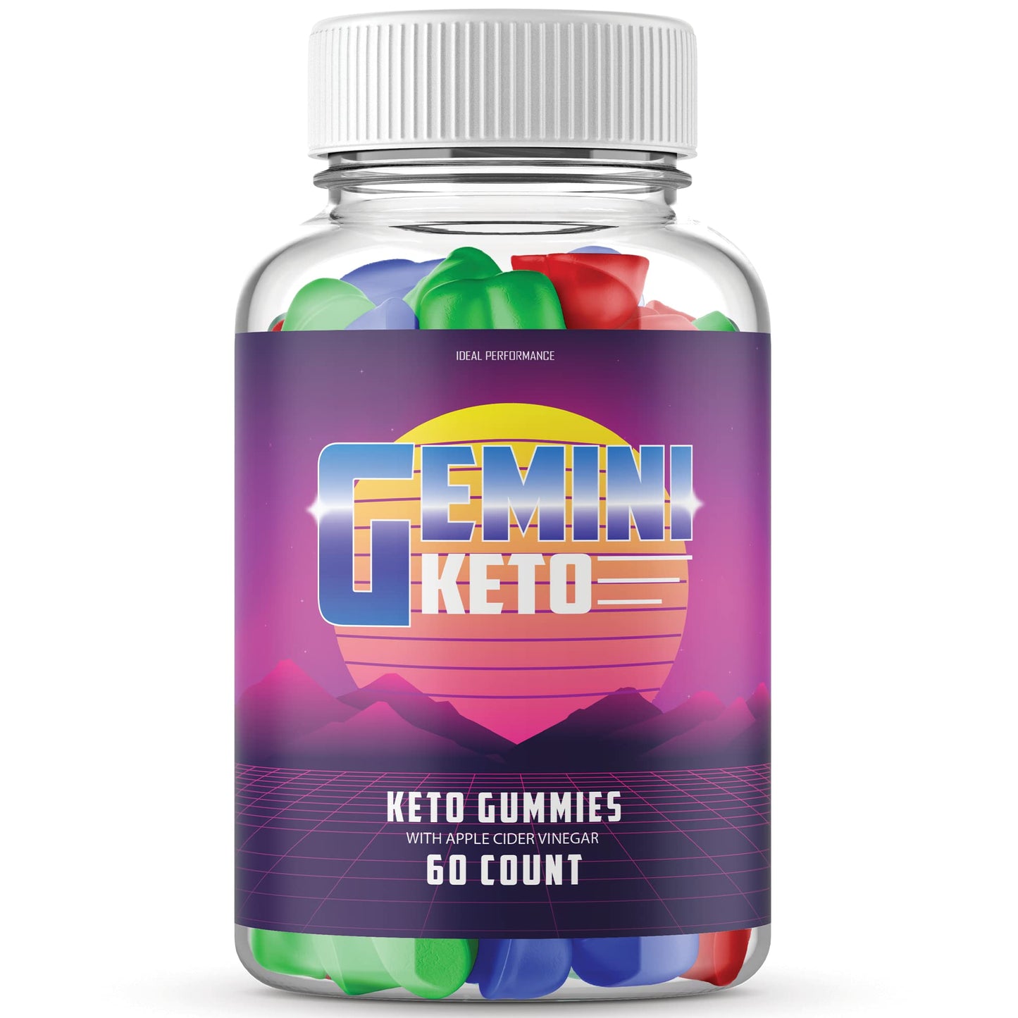 Ideal Performance Gemini Keto Gummies Formula Gummy, 60 Count