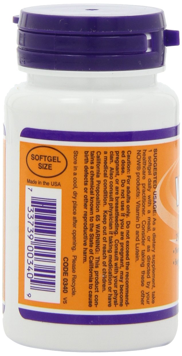 NOW Foods Vitamin A 25,000 IU Softgels, 400-Count