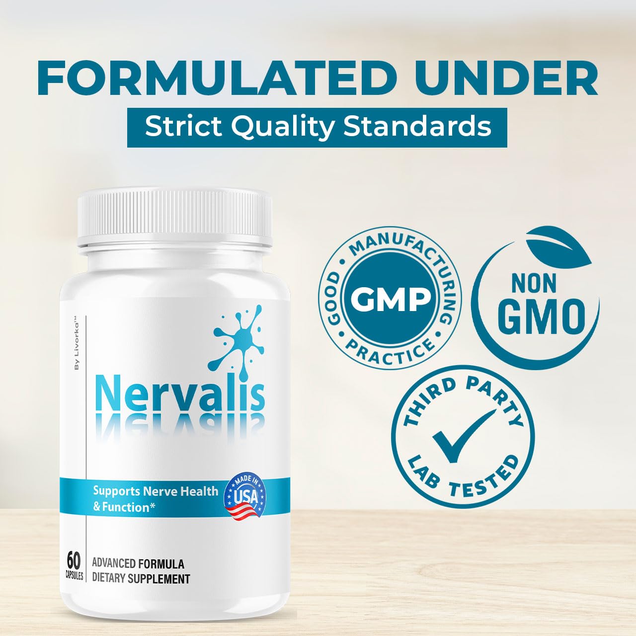 LIVORKA Nervalis Capsules, 120 Capsules