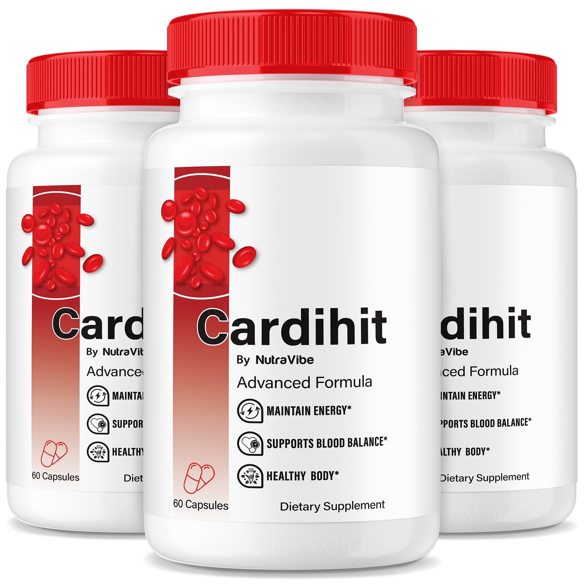 NutraVibe Cardihit Capsules 180 Capsules