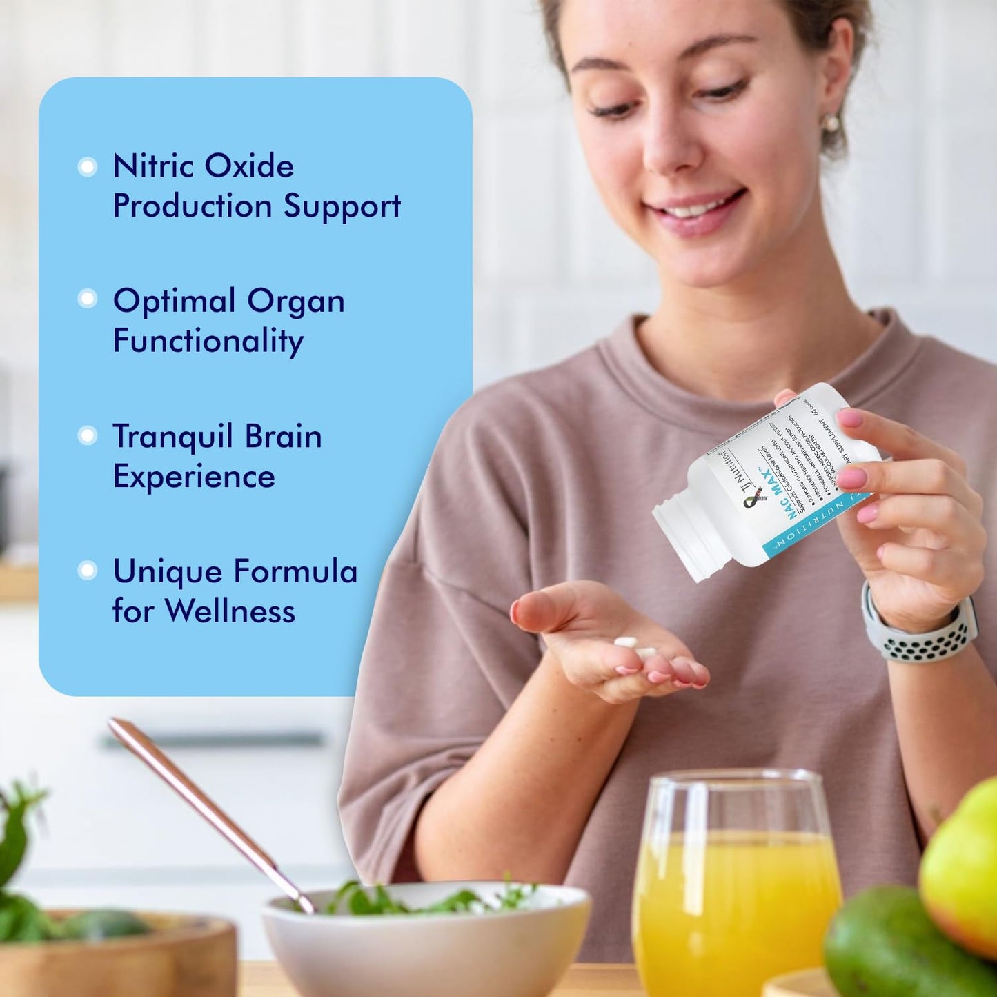 TJ Nutrition NAC MAX Powder 60 Count