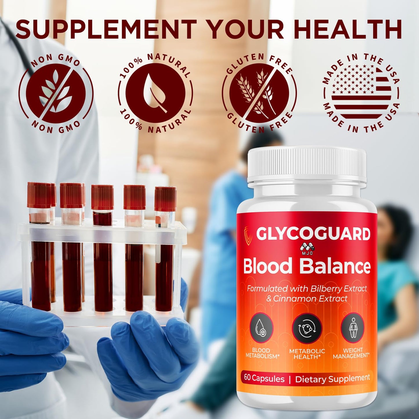 MJO Glycoguard Red Capsules 60 Count