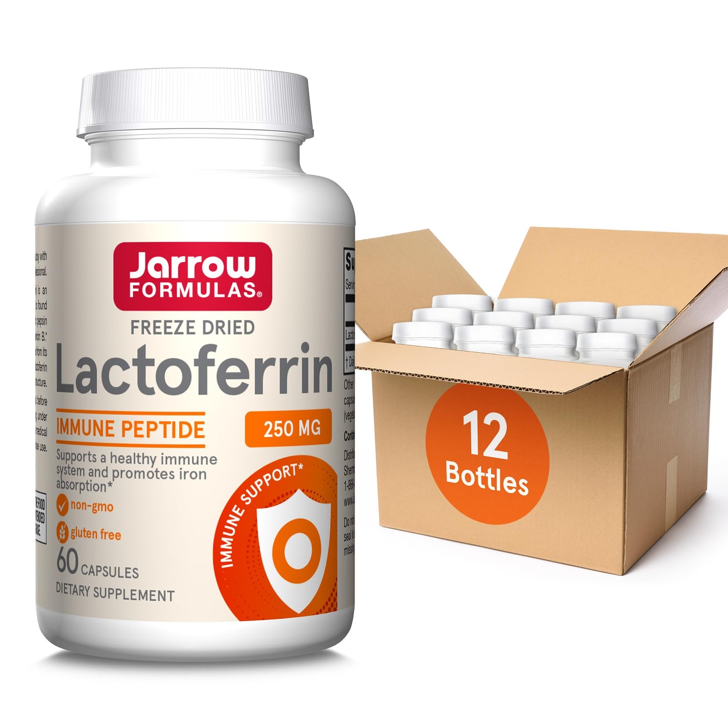 Jarrow Formulas Lactoferrin 250 mg Capsules 720 Servings