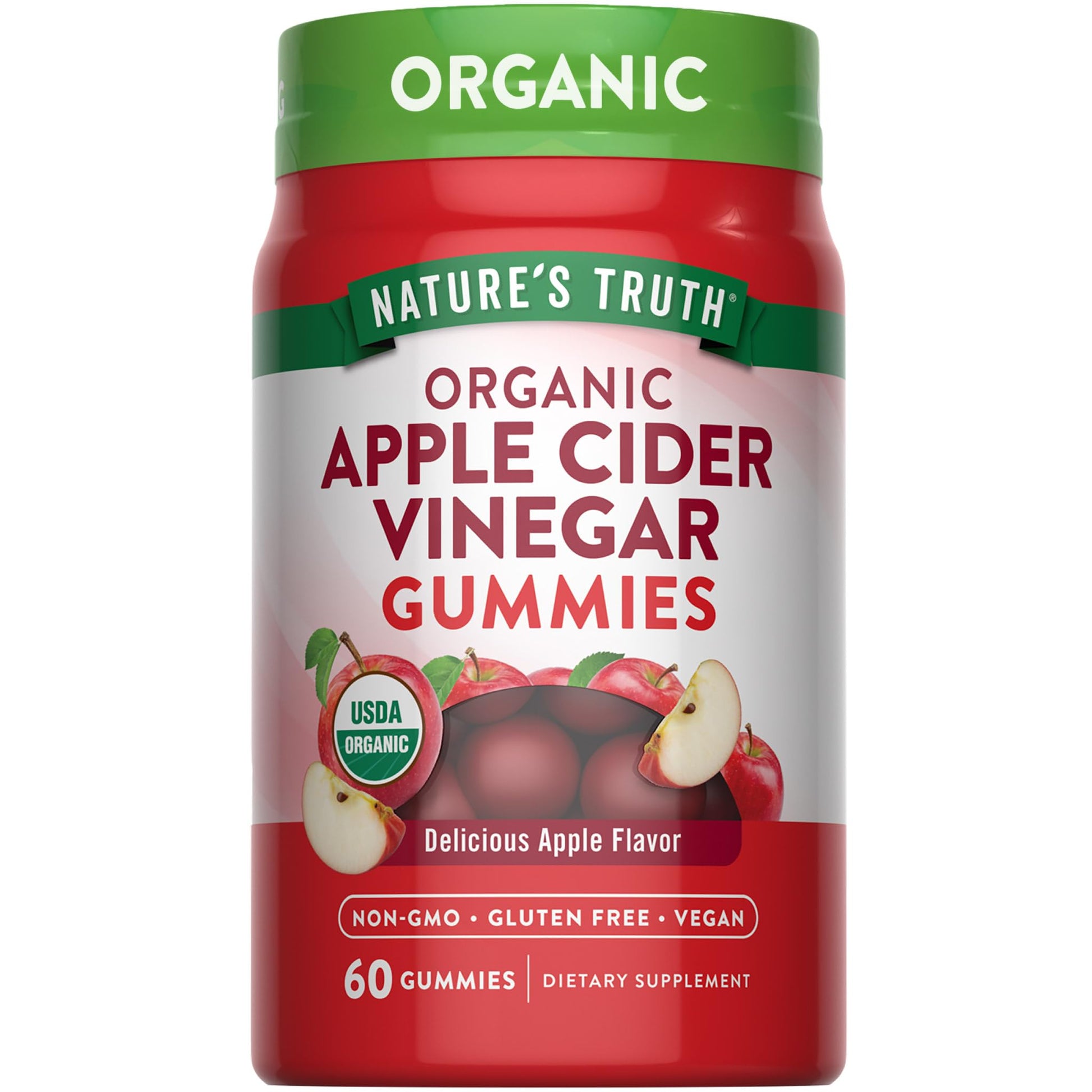 Nature's Truth Organic Apple Cider Vinegar Gummies 60 Count