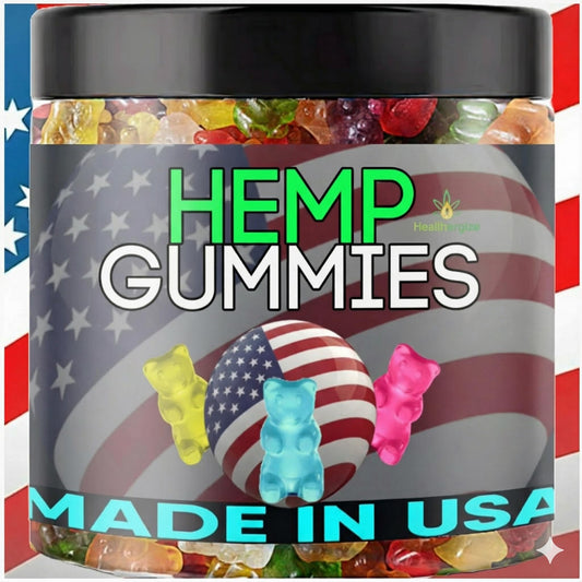 Healthergize Hemp Gummies Calm Sleep and Relaxation Chewable 96 Count