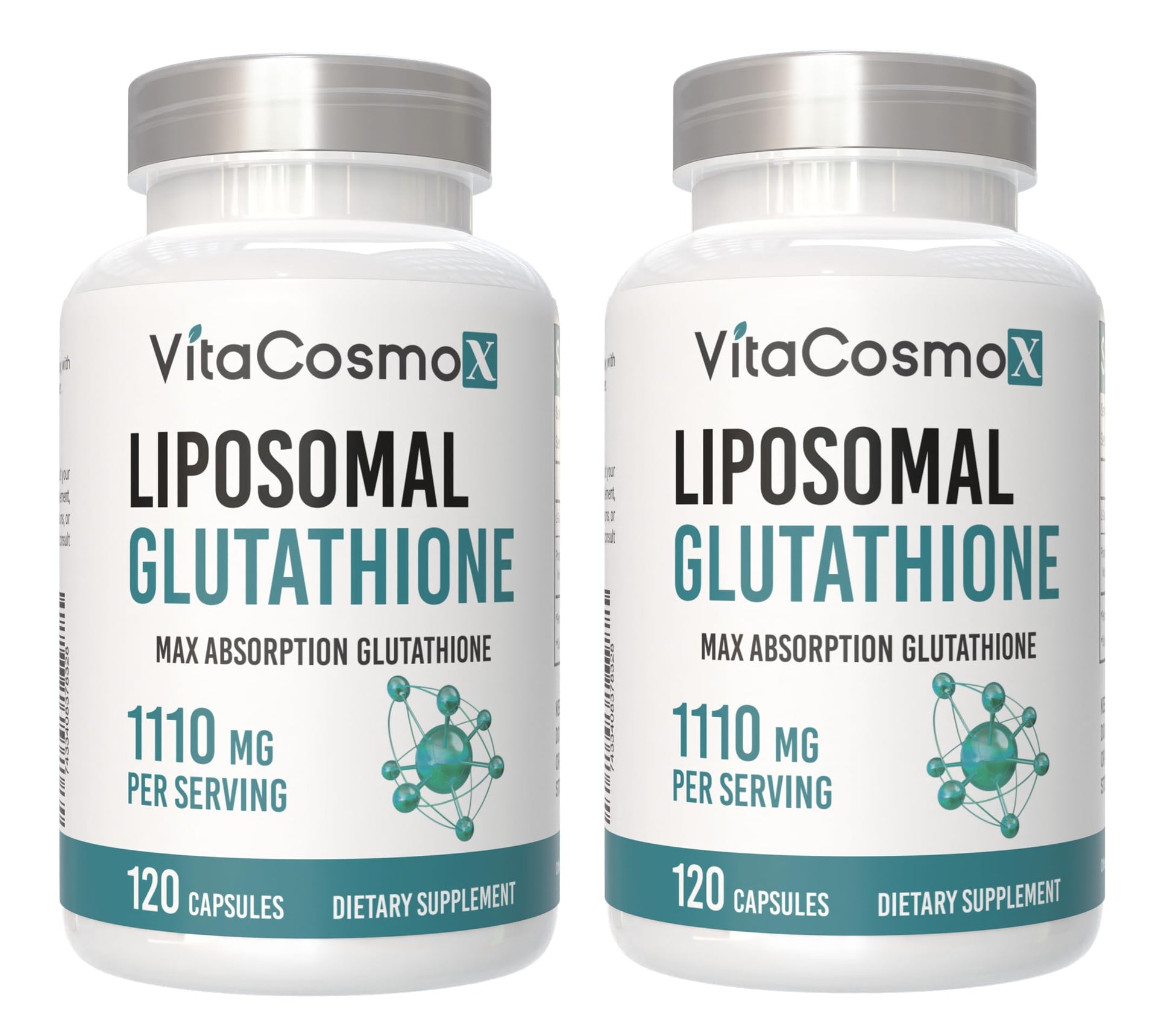 VitaCosmoX Liposomal Glutathione 1110 mg, 240 Capsules