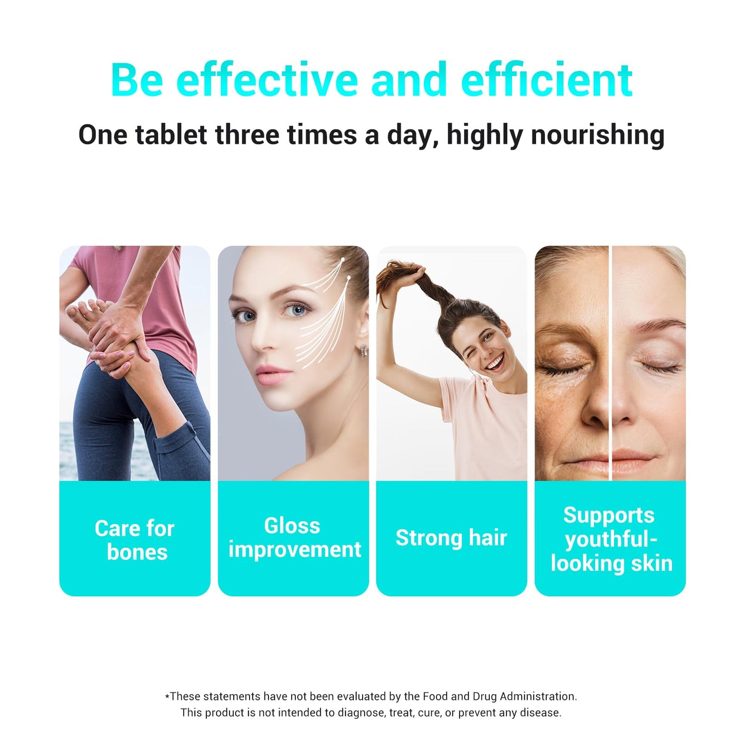 DrBioCare Collagen Peptides for Women Tablet, 60 Tablets