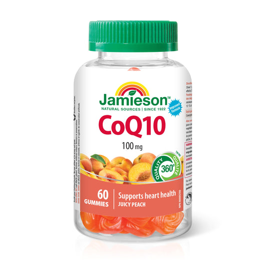 Jamieson Laboratories CoQ10 100 mg Gummies, 60 Gummies