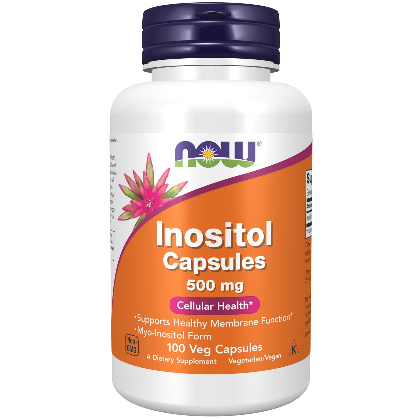 NOW Foods Inositol Capsules, 100 Count