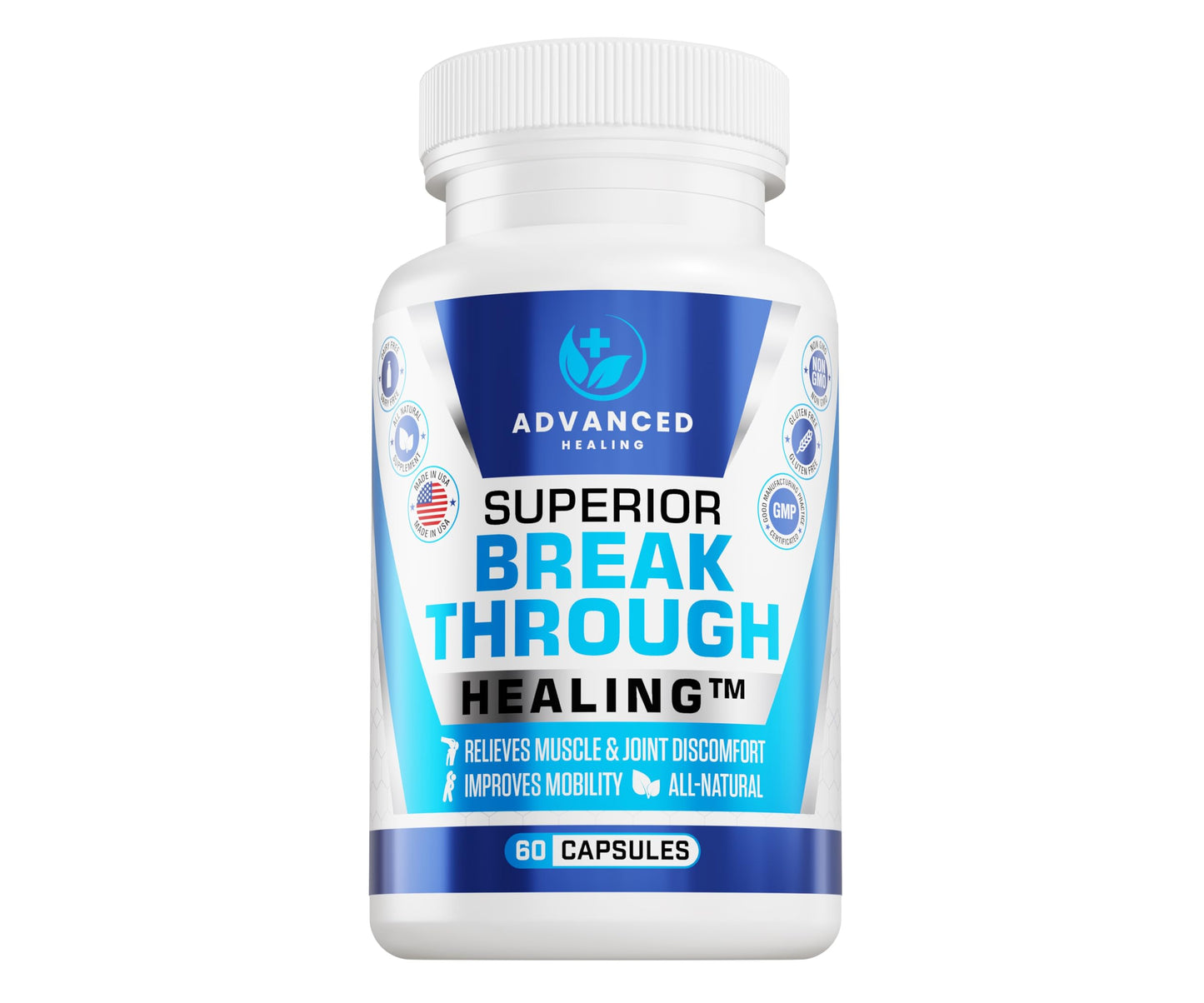 Generic Superior Breakthrough Healing for Ultimate Joint Support Capsules, 60 Count