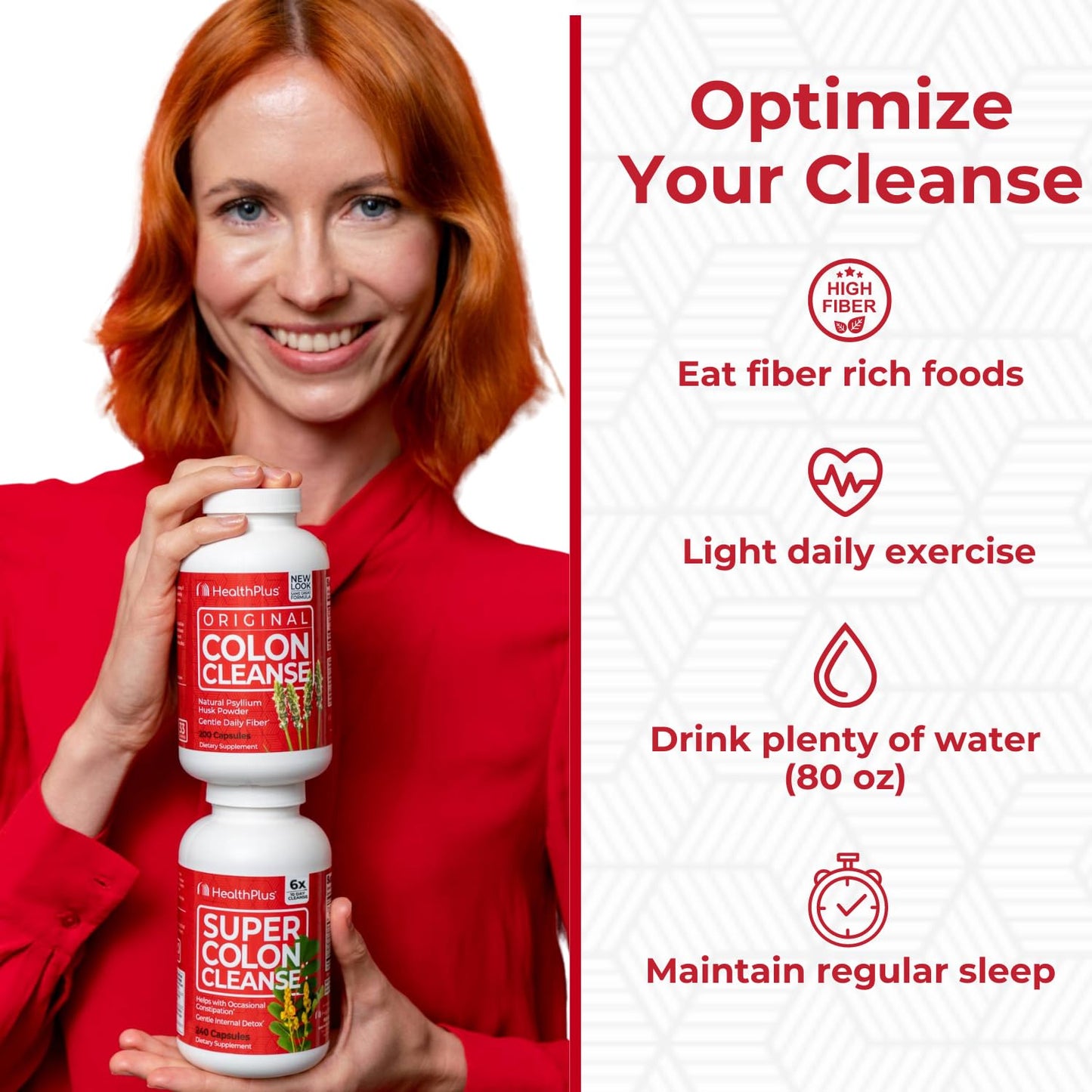 Health Plus Super Colon Cleanse Capsules, 240 Count