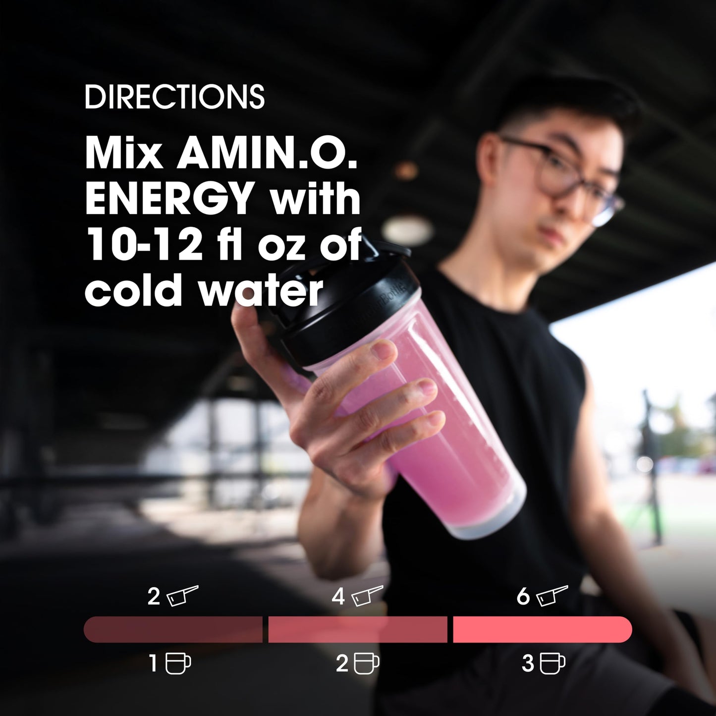 Optimum Nutrition Amino Energy Powder Plus Focus, with BCAA, Electrolytes, and Caffeine, Juicy Strawberry, 9.5 oz