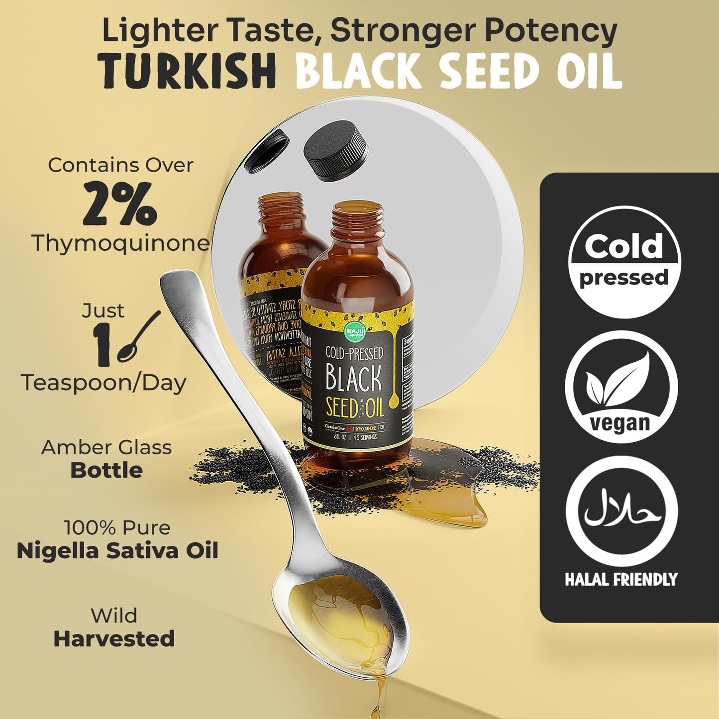 Maju Superfoods Black Seed Oil Capsules