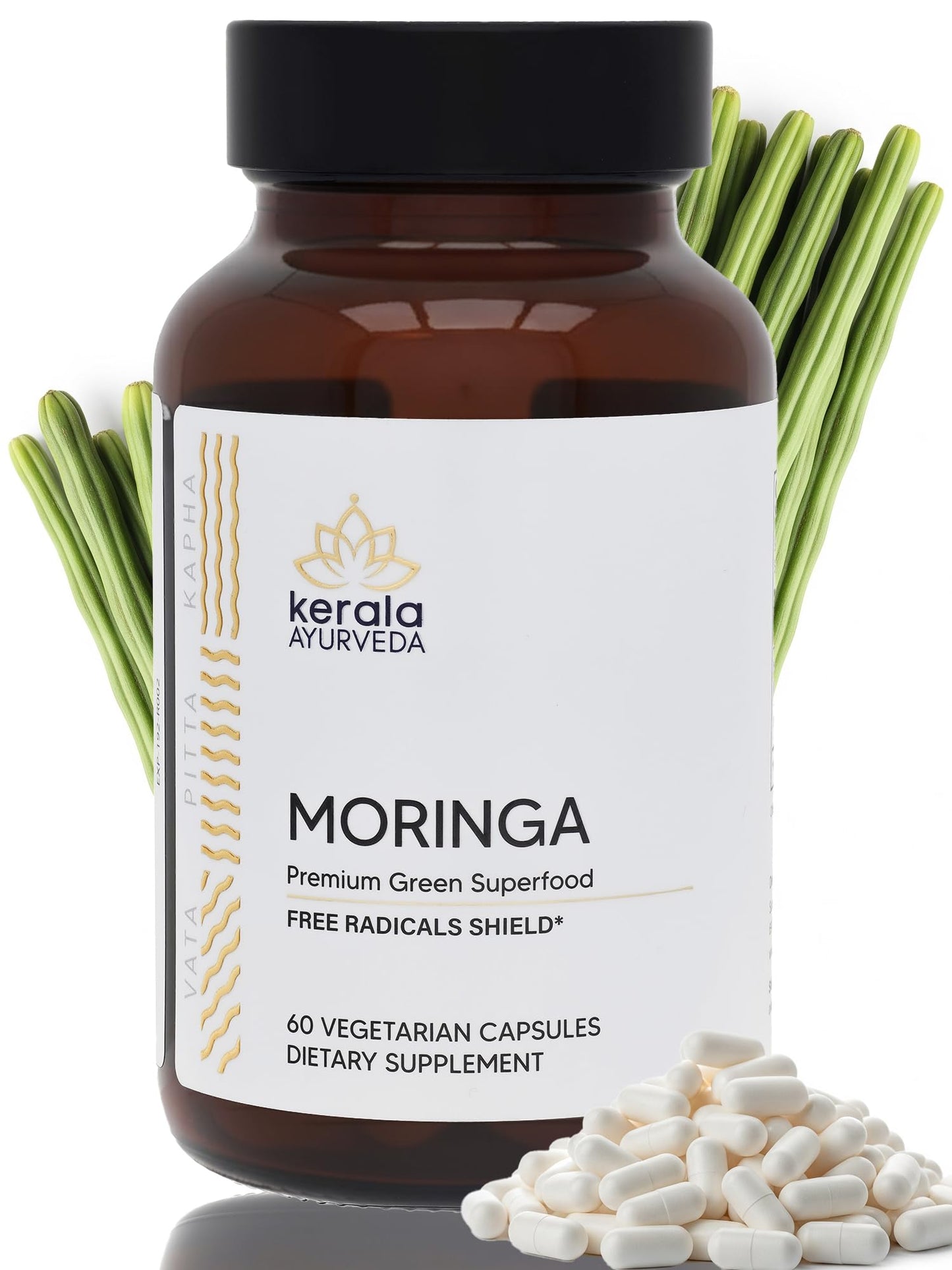 Kerala Ayurveda Moringa 450 mg Leaf Extract, 60 Veg Capsules