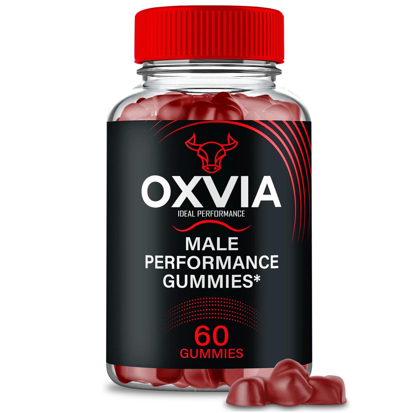 IDEAL PERFORMANCE Oxvia Male Performance Gummies, 60 Count