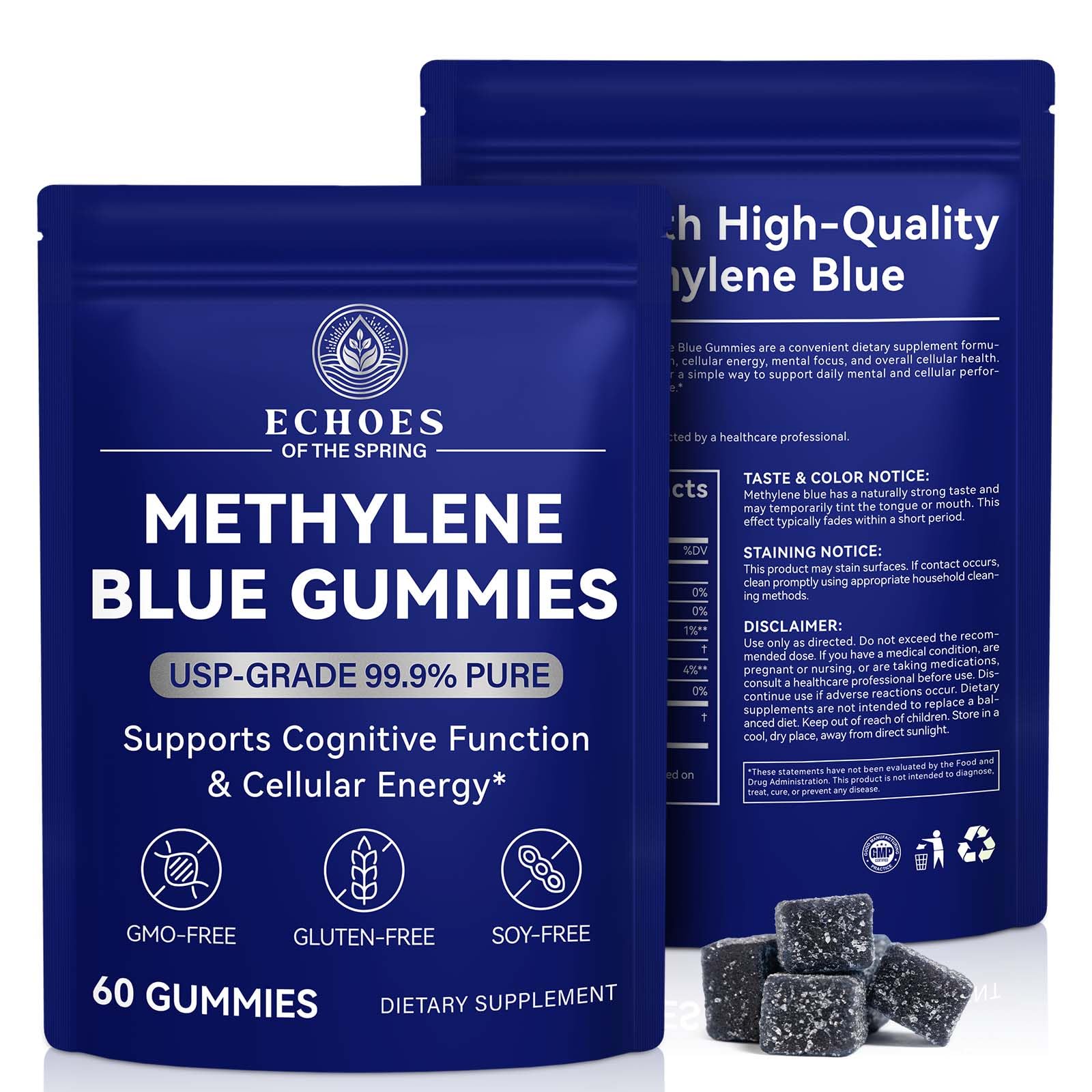 Echoes of the spring Methylene Blue Gummies Capsule 80 Count