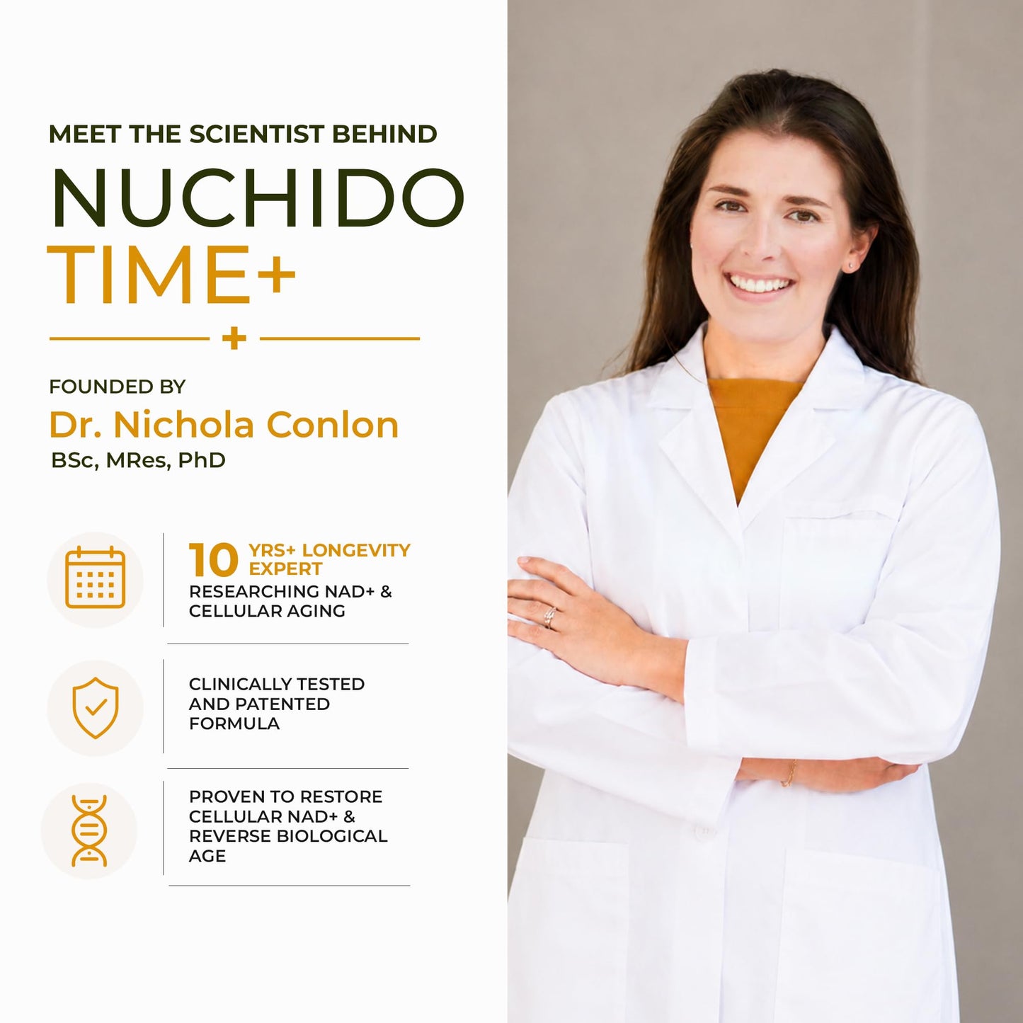Nuchido Time+ Advanced NAD+ Supplement Capsule 1