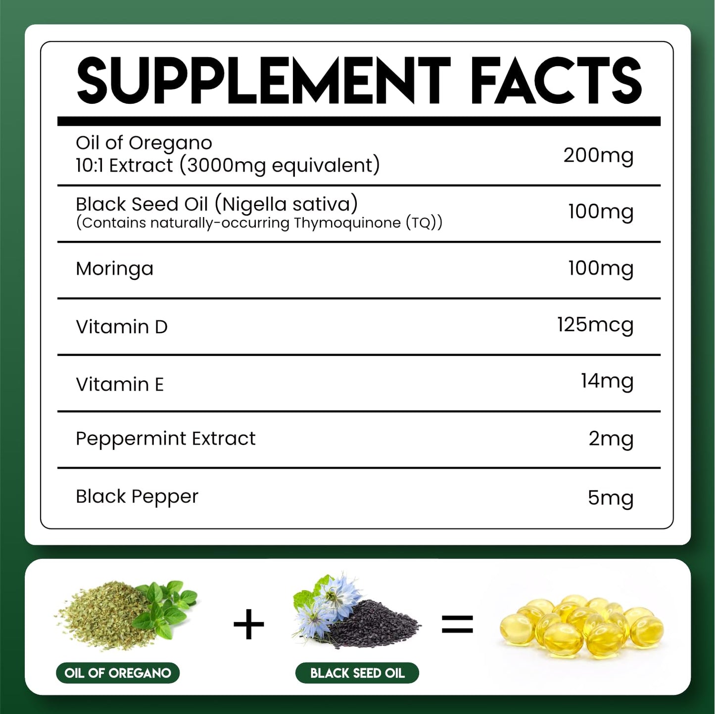 LaSognna Oil of Oregano Softgels 120