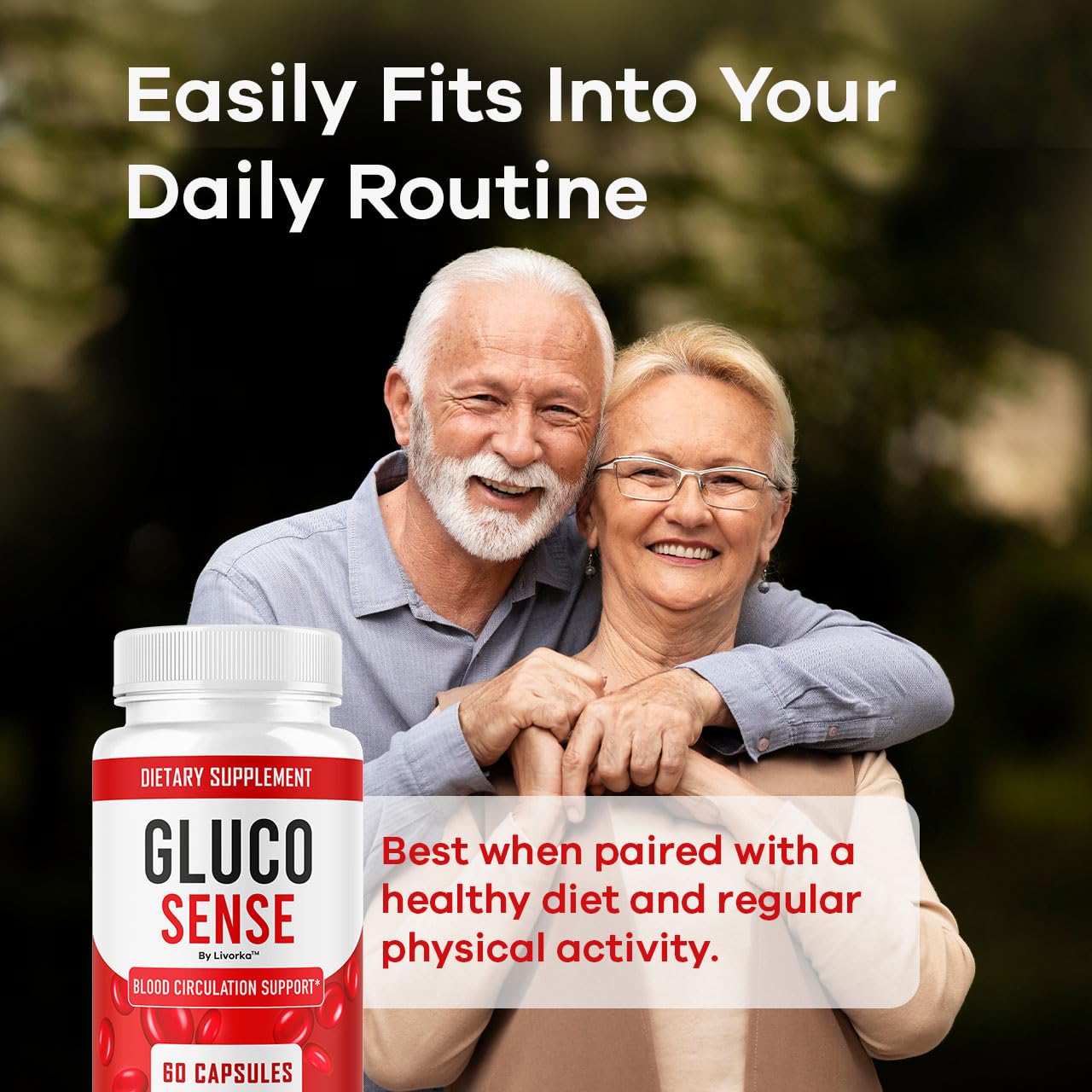 LIVORKA GlucoSense Capsules, 60 Count