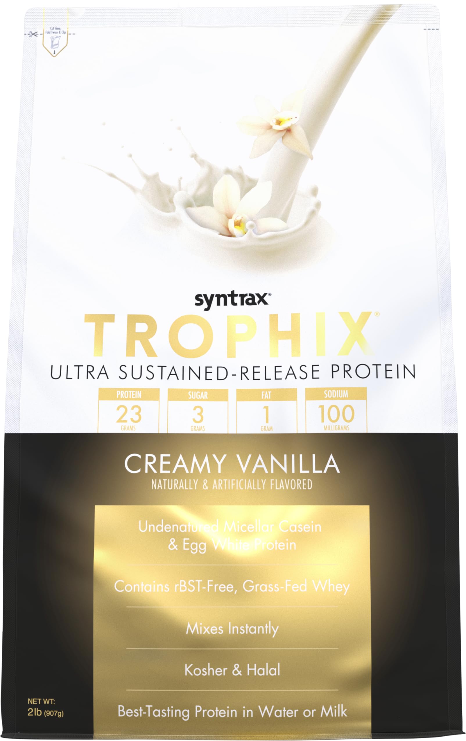Syntrax Trophix Ultra Sustained-Release Protein Powder Blend, 32 Servings