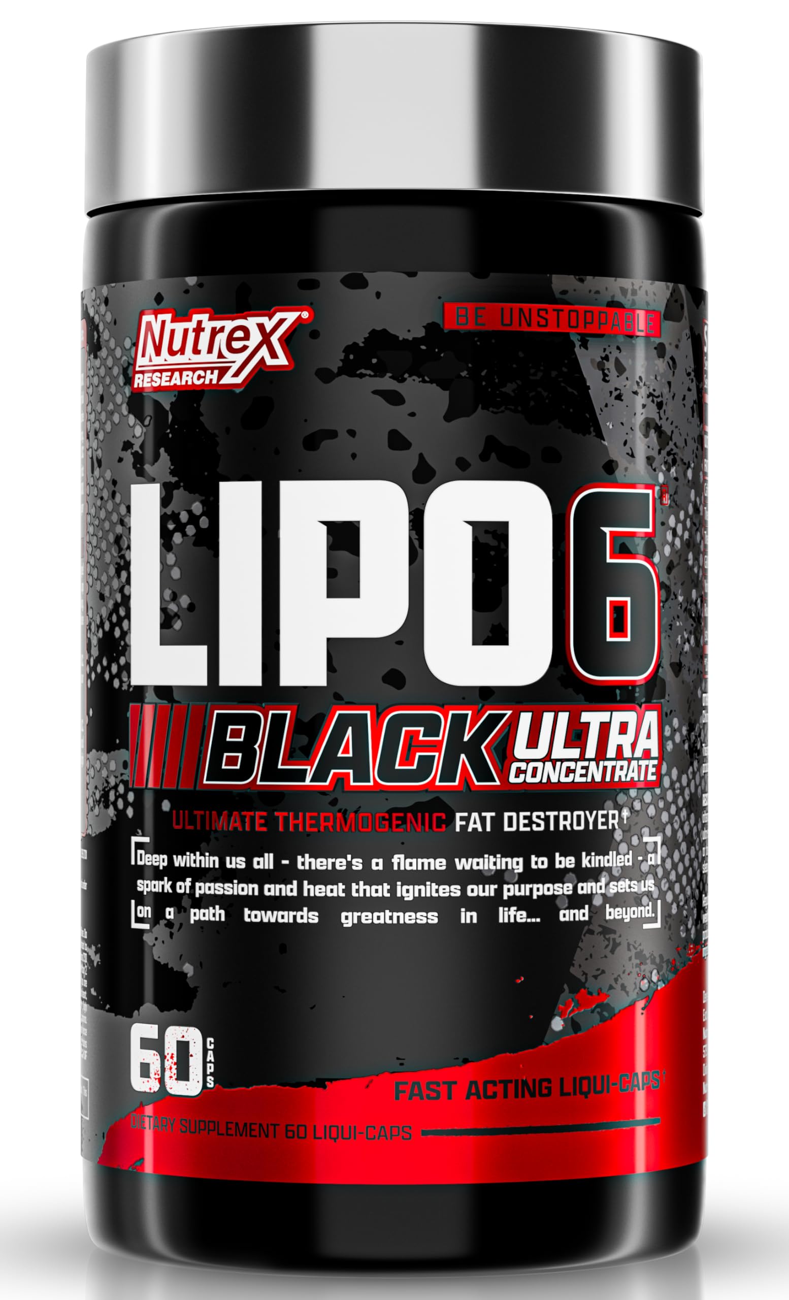 Nutrex Research Lipo-6 Black Ultra Concentrate Capsule, 60 Count