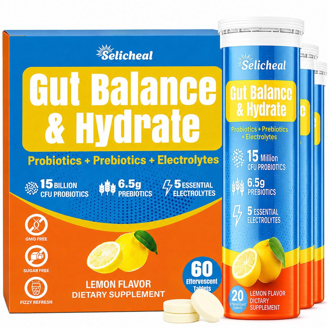Selicheal Electrolyte Tablets, 60 Tablets
