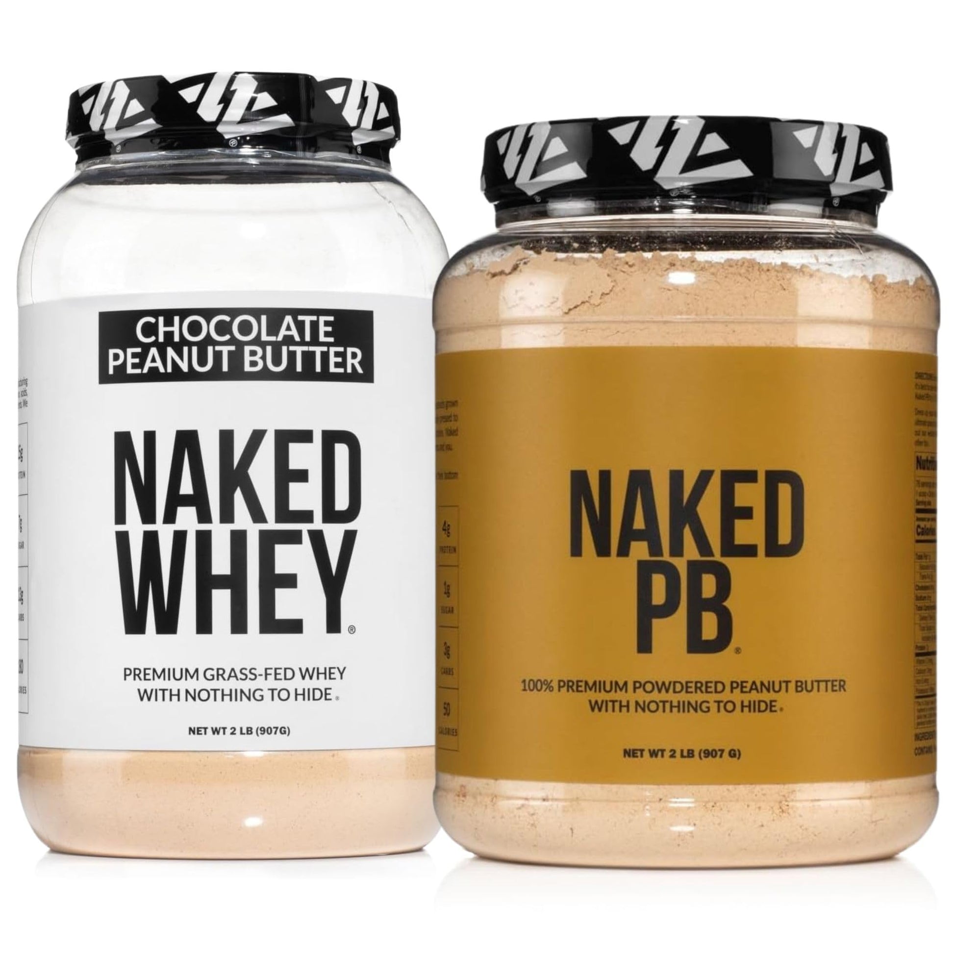 NAKED Whey Chocolate Peanut Butter Protein Powder, 64 Servings