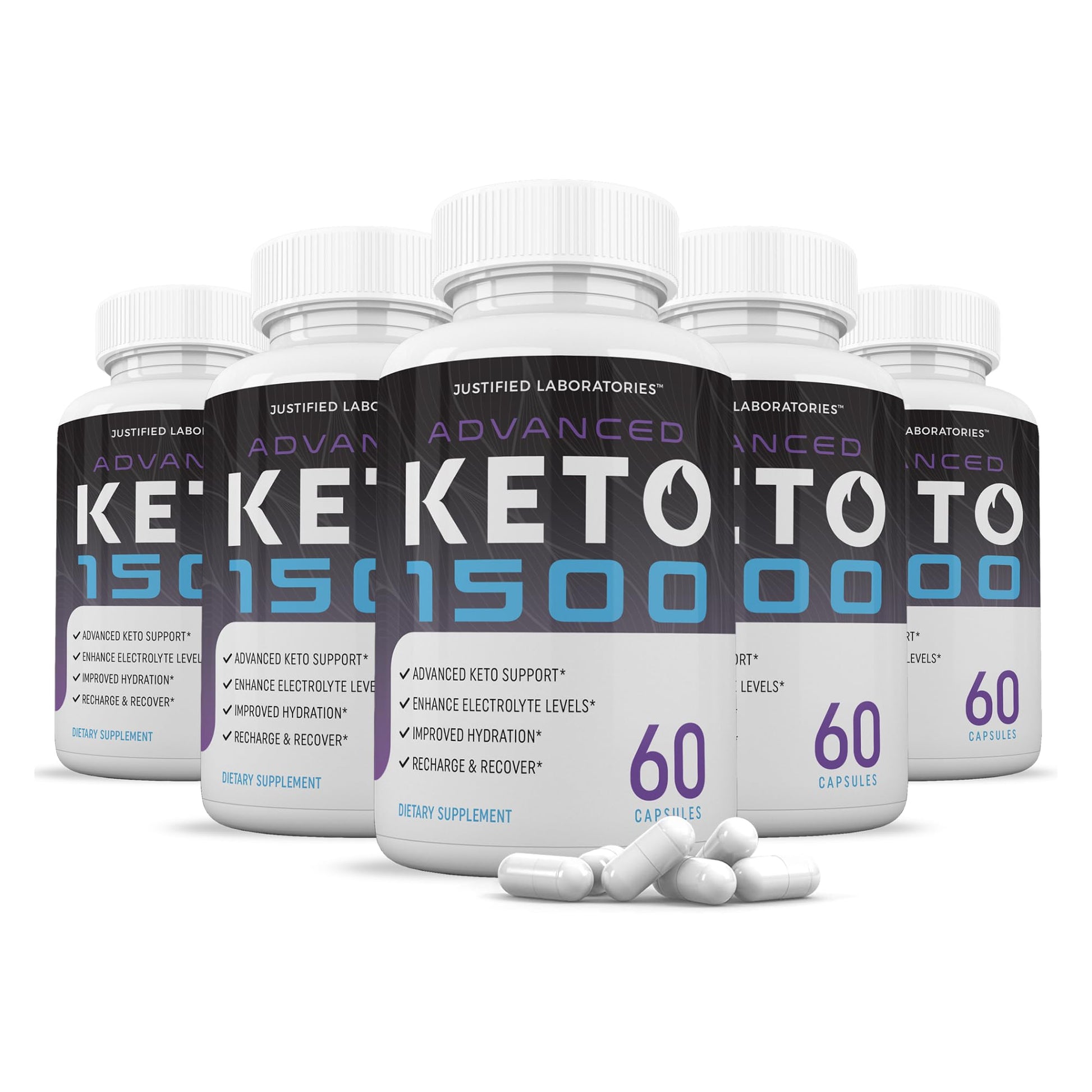 Justified Laboratories Advanced Keto 1500 Capsules 300