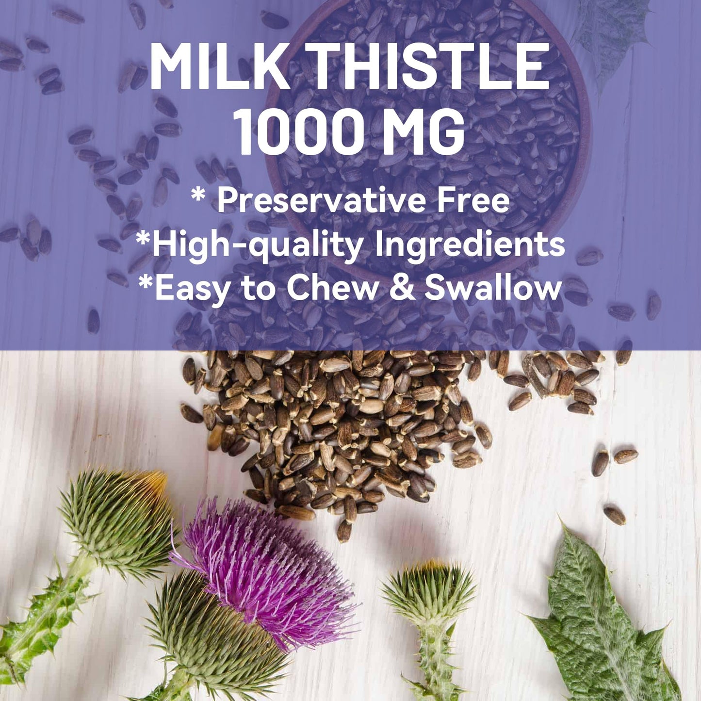 SmildeHeal Milk Thistle Gummies 120 Count