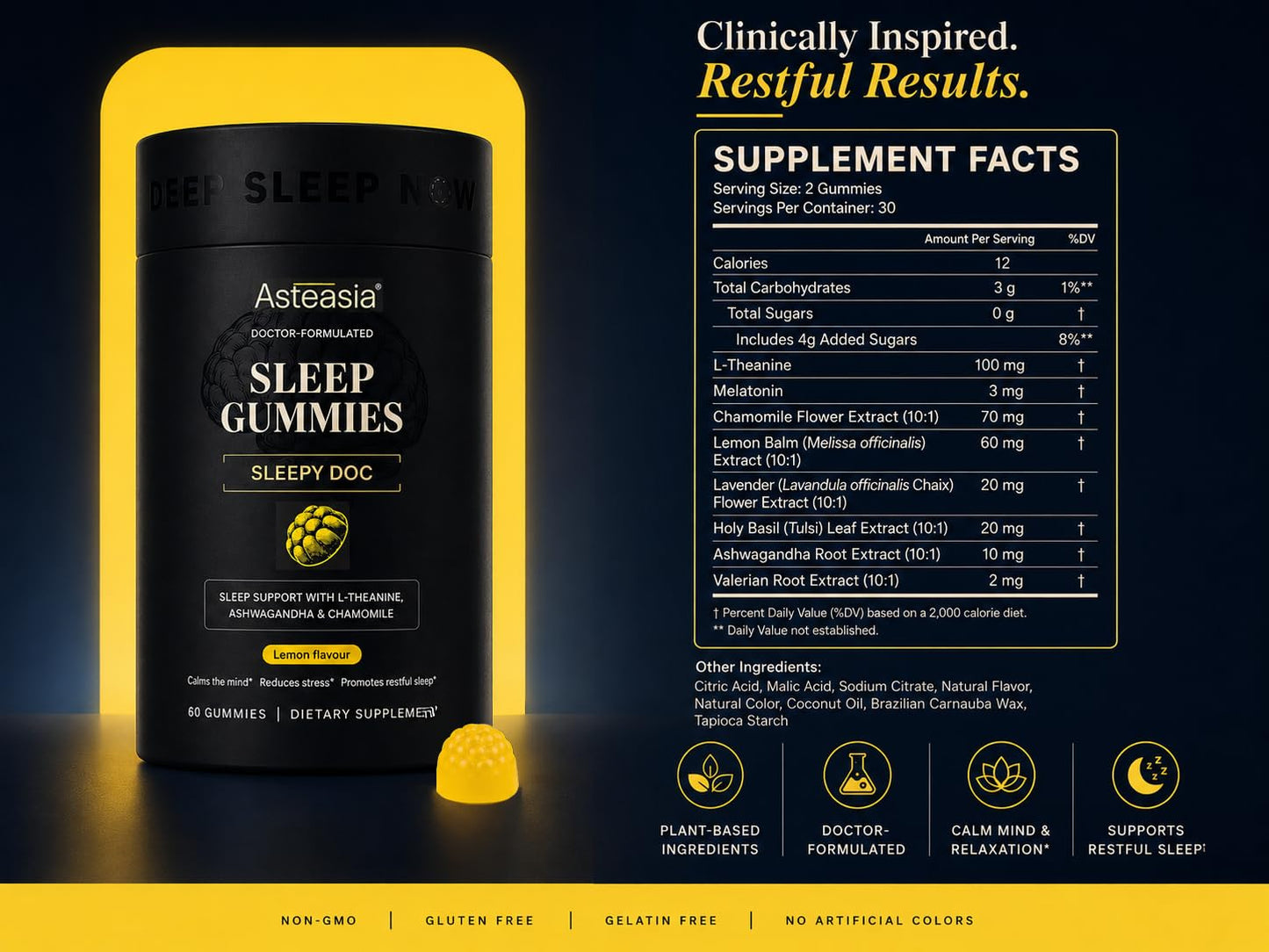 Asteasia Sleep Gummies Gummy 1 Count