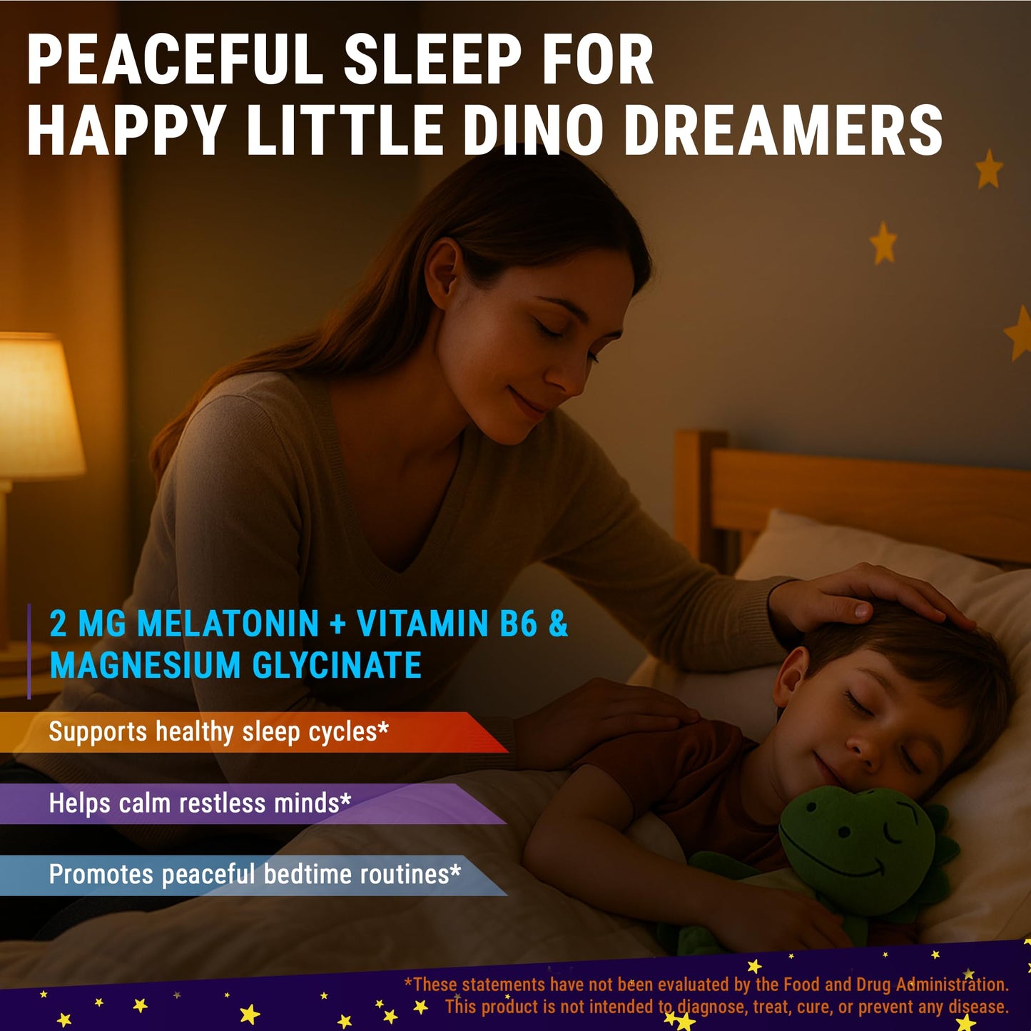 New Elements Melatonin Gummies for Kids 2mg with Magnesium Glycinate & Vitamin B6, Gummy, 60 Count