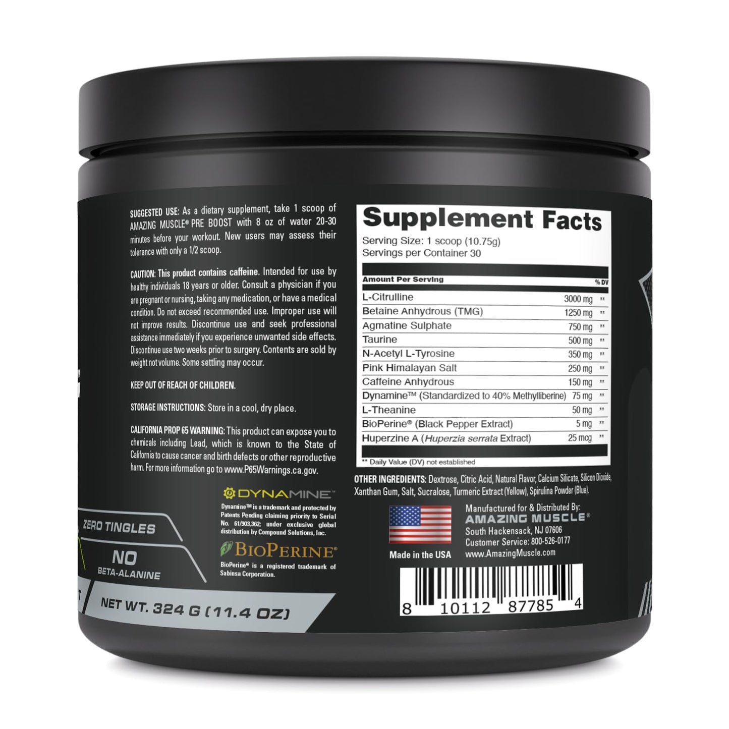 Amazing Muscle Pre Boost Powder 11.5 Ounce